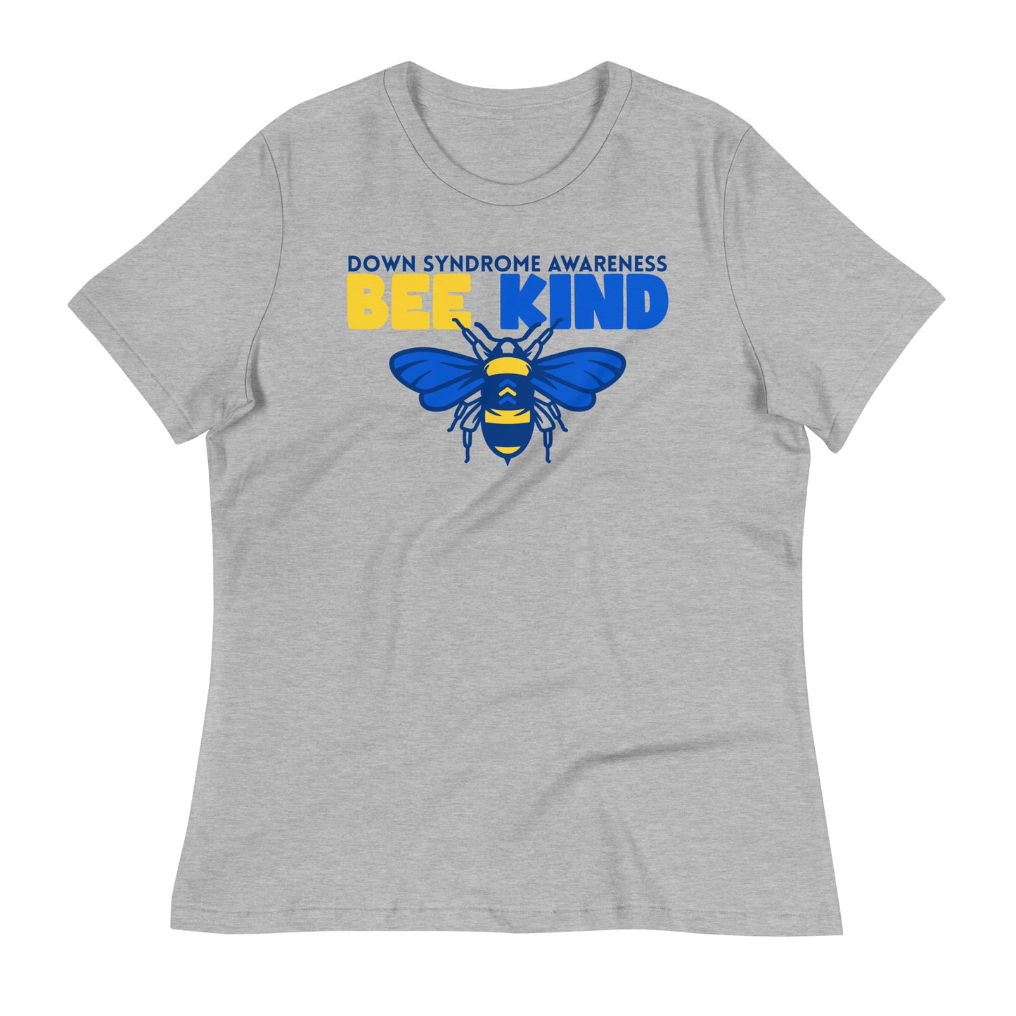 Bee Kind Down Syndrome Awareness Bella Canvas Relaxed Women's T-Shirt