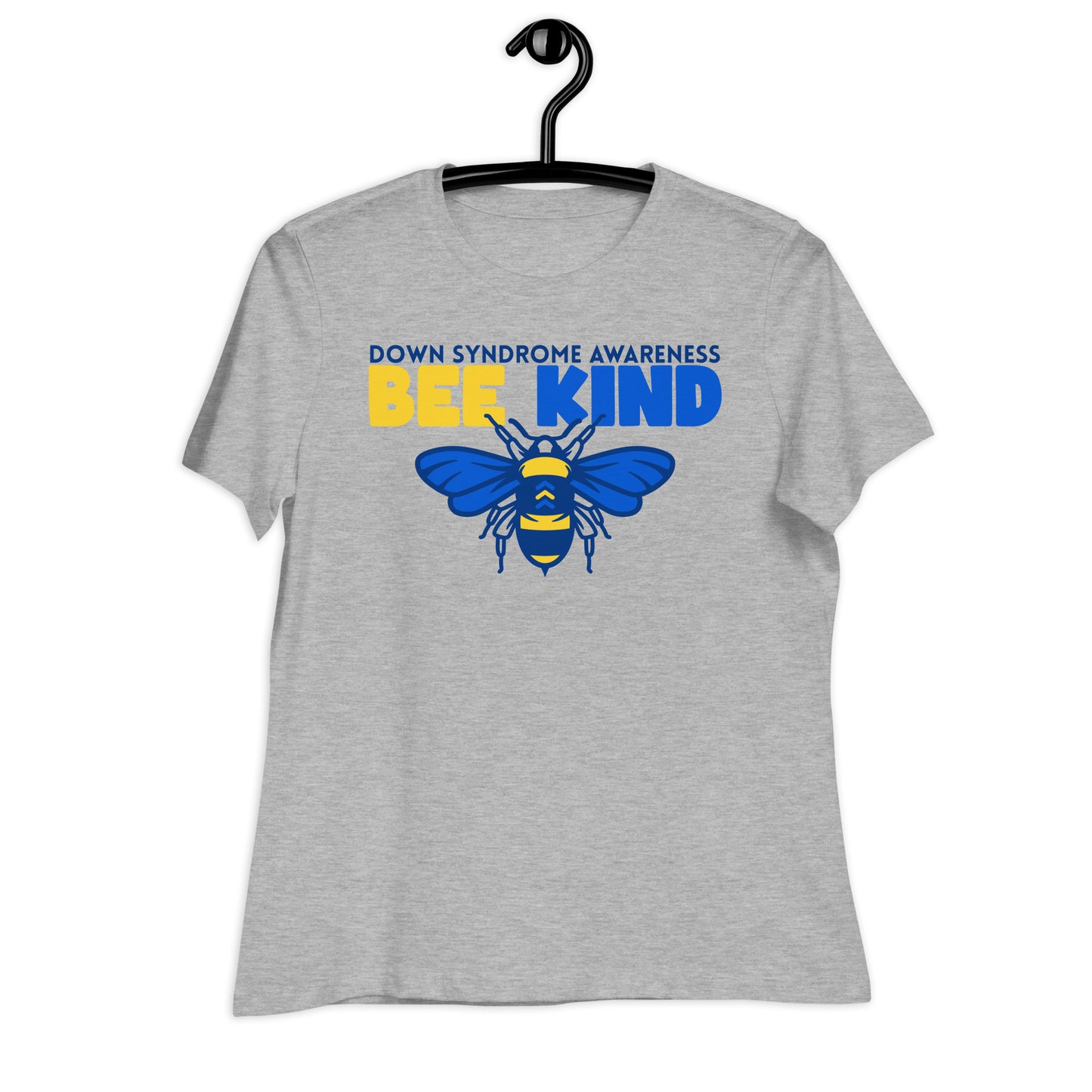 Bee Kind Down Syndrome Awareness Bella Canvas Relaxed Women's T-Shirt