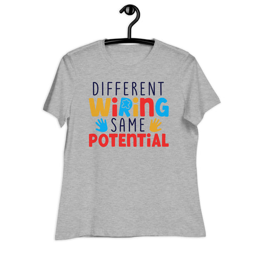 Different Wiring Same Potential Bella Canvas Relaxed Women's T-Shirt