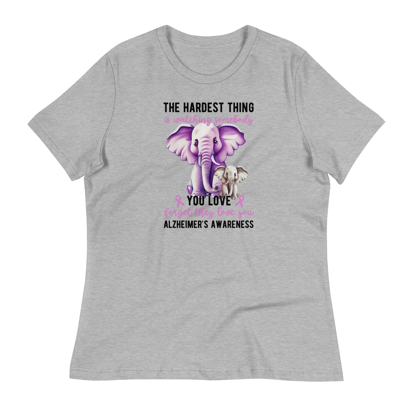 Alzheimer's Awareness Bella Canvas Relaxed Women's T-Shirt