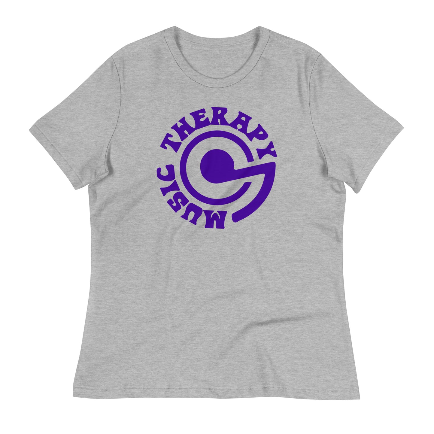 Music Therapy Quality Cotton Bella Canvas Relaxed Women's T-Shirt