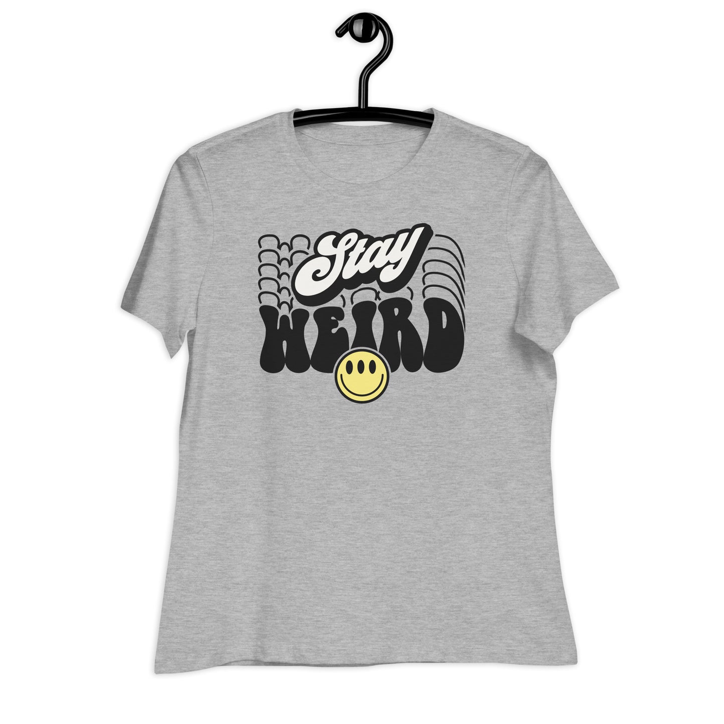Stay Weird Funny Bella Canvas Relaxed Women's T-Shirt
