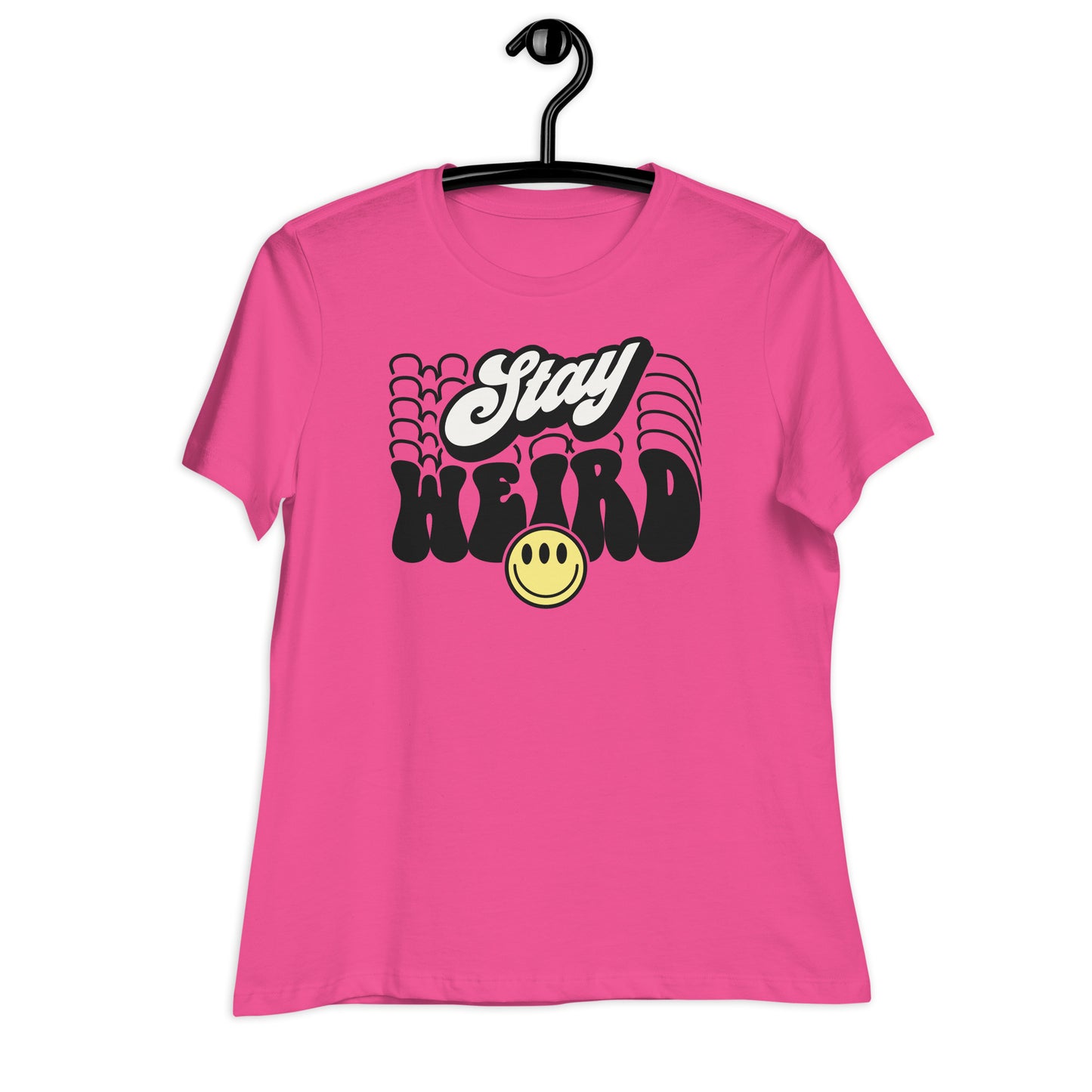 Stay Weird Funny Bella Canvas Relaxed Women's T-Shirt