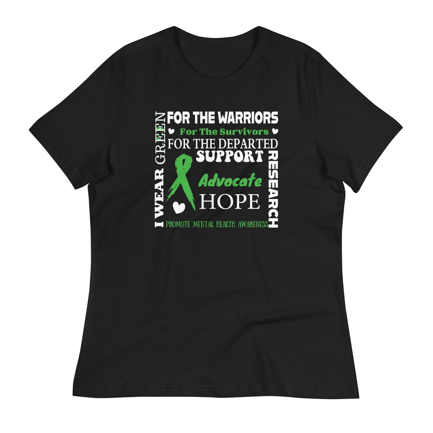 Promote Mental Health Awareness Bella Canvas Relaxed Women's T-Shirt