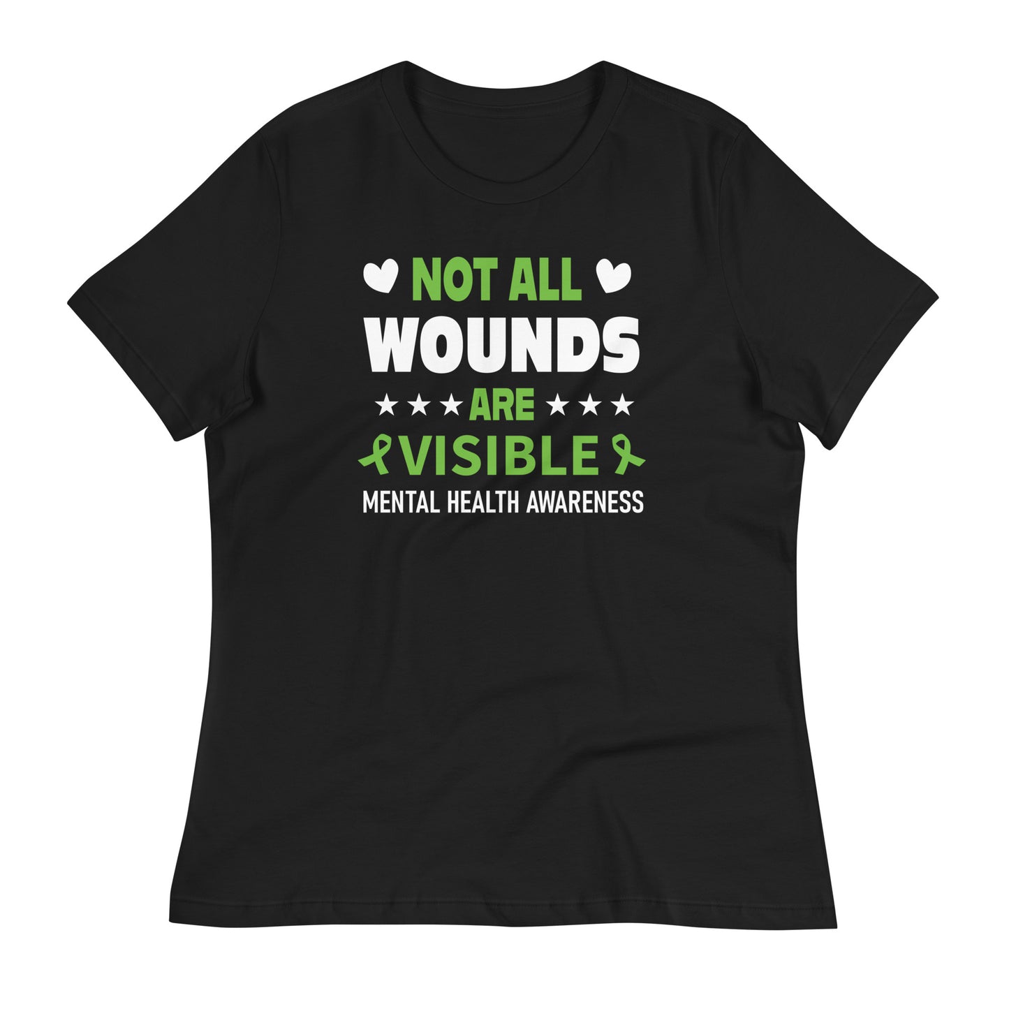Not All Wounds are Visible Bella Canvas Relaxed Women's T-Shirt