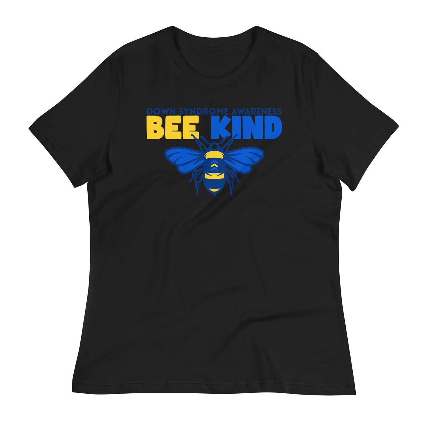 Bee Kind Down Syndrome Awareness Bella Canvas Relaxed Women's T-Shirt