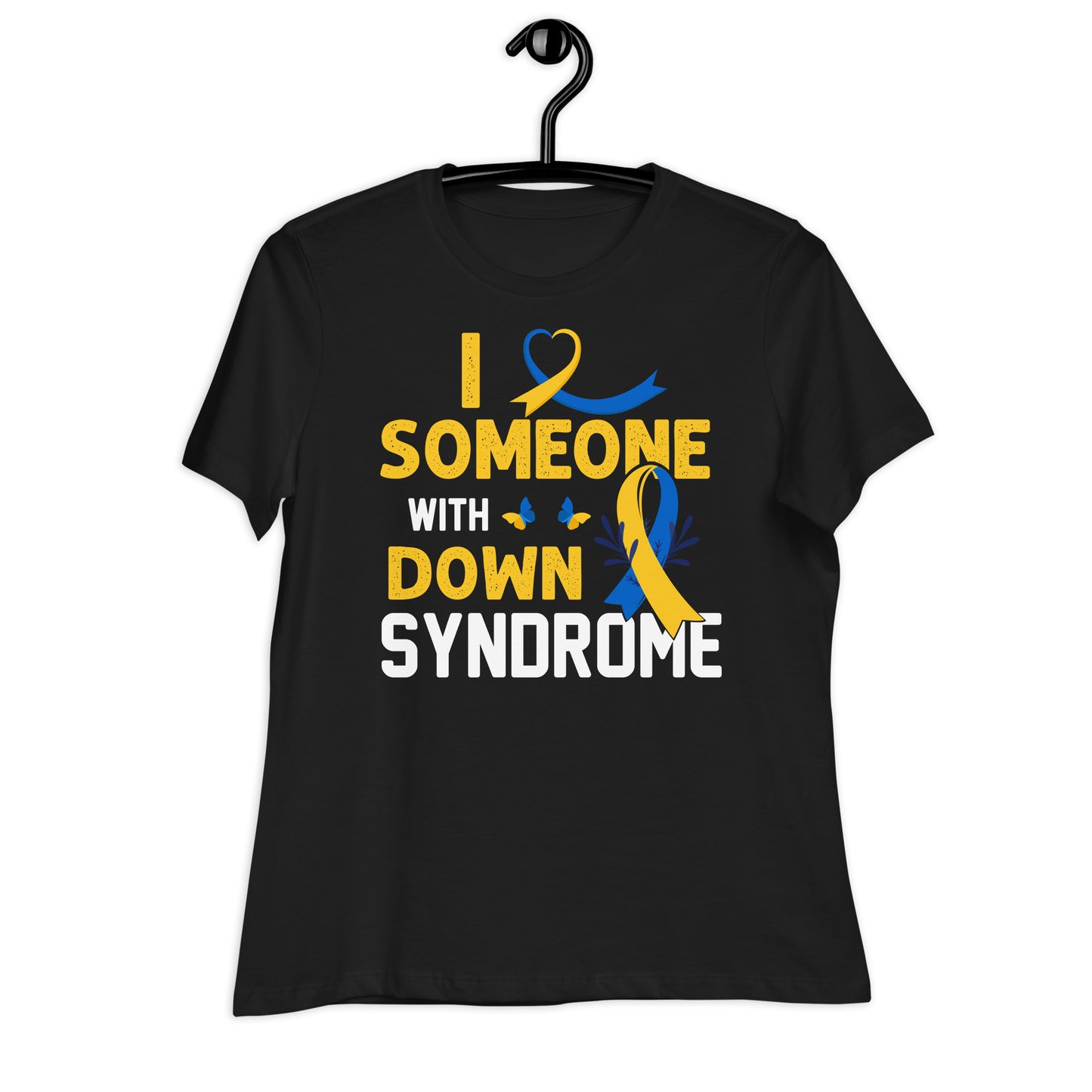 I Love Someone with Down Syndrome Bella Canvas Relaxed Women's T-Shirt
