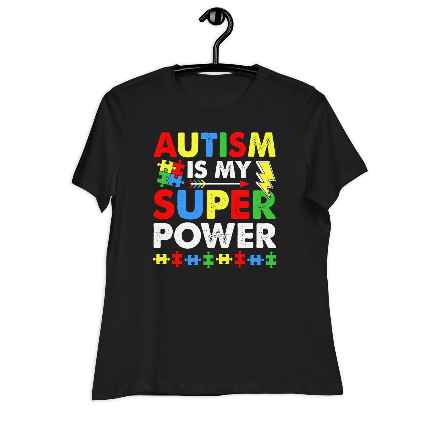 Autism is My Super Power Bella Canvas Relaxed Women's T-Shirt