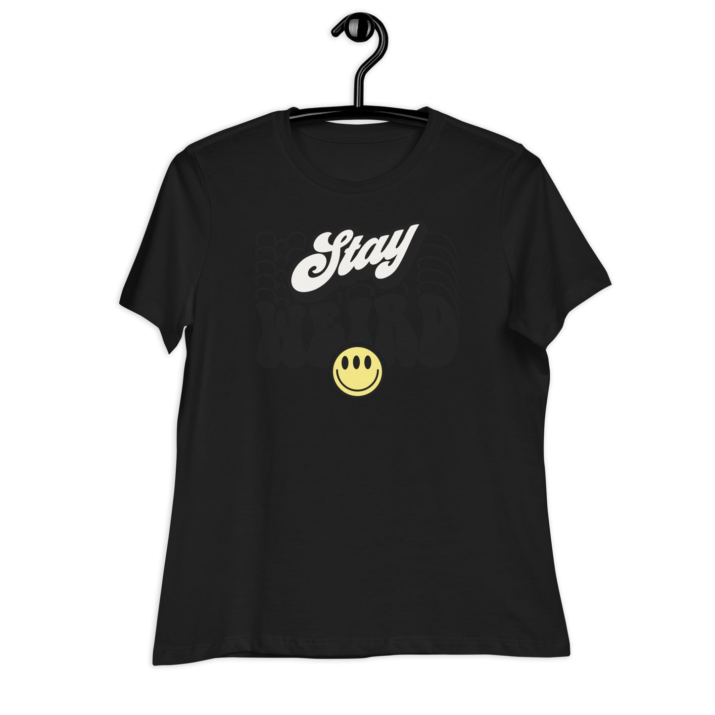 Stay Weird Funny Bella Canvas Relaxed Women's T-Shirt
