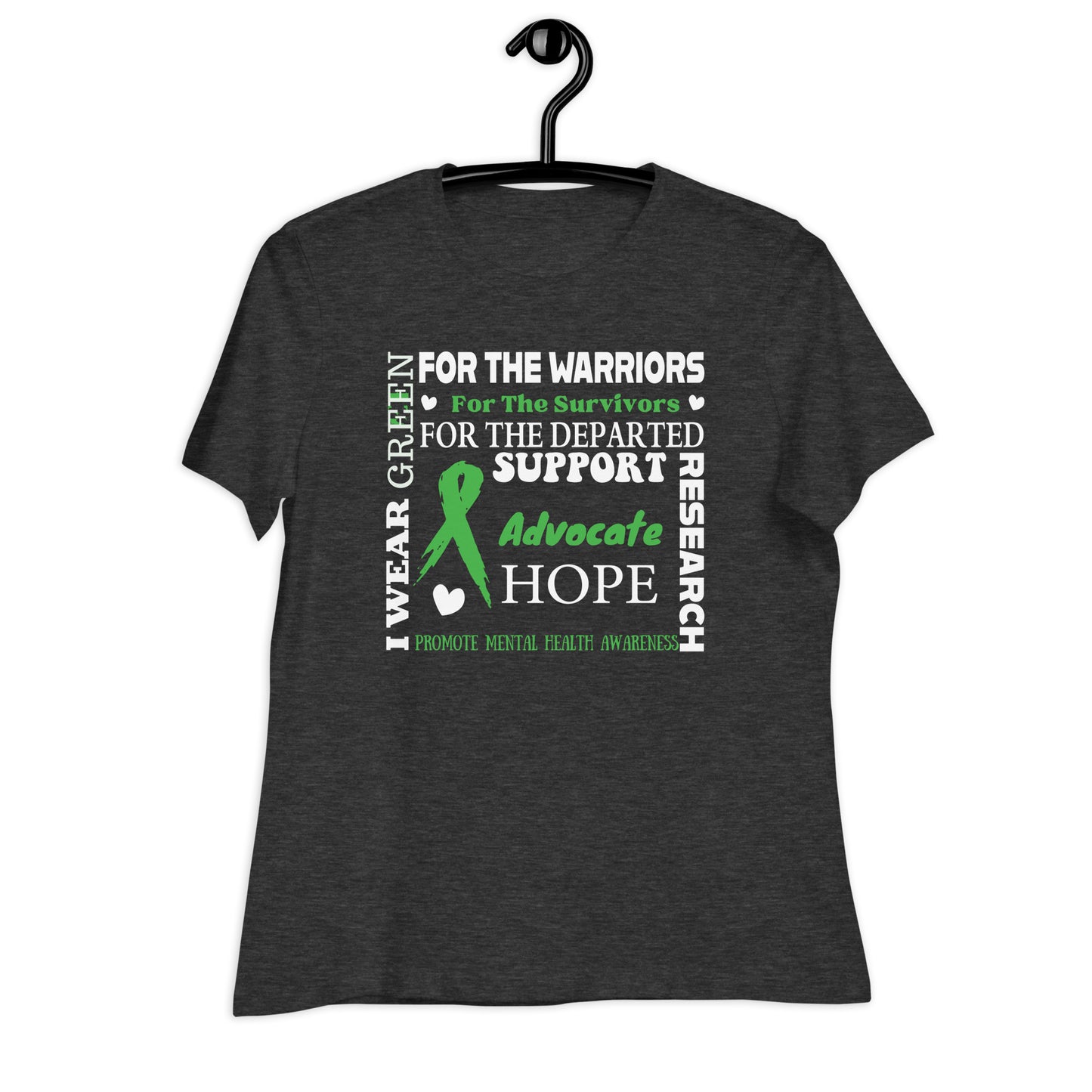 Promote Mental Health Awareness Bella Canvas Relaxed Women's T-Shirt
