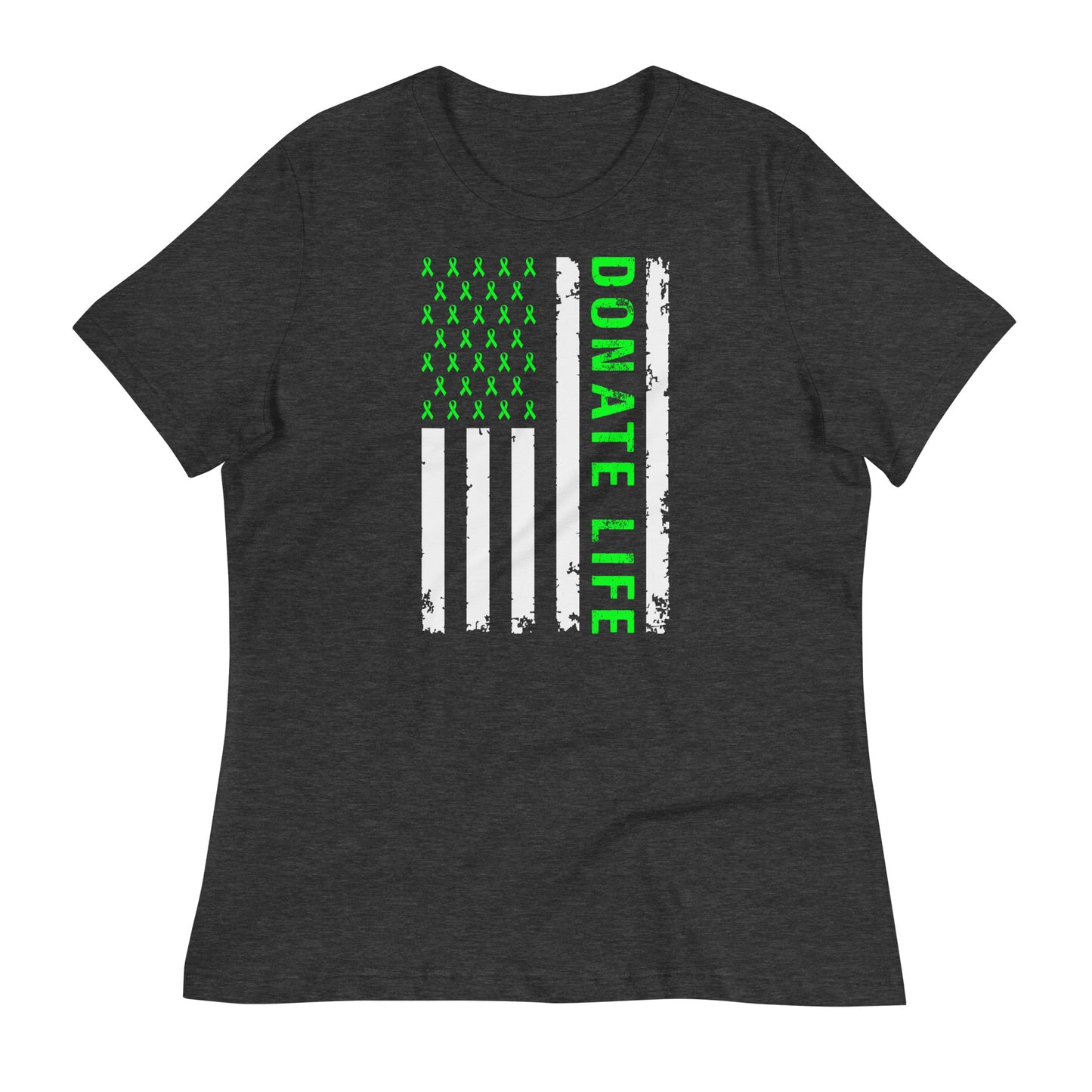 Donate Life Organ Donor Awareness Bella Canvas Relaxed Women's T-Shirt