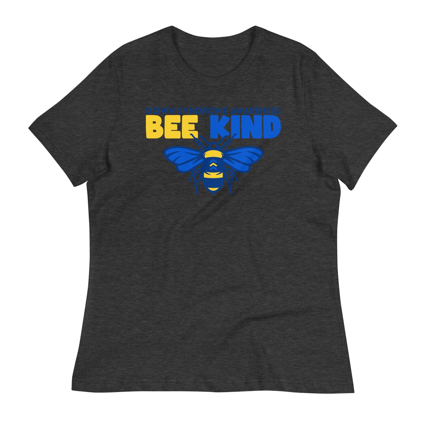 Bee Kind Down Syndrome Awareness Bella Canvas Relaxed Women's T-Shirt
