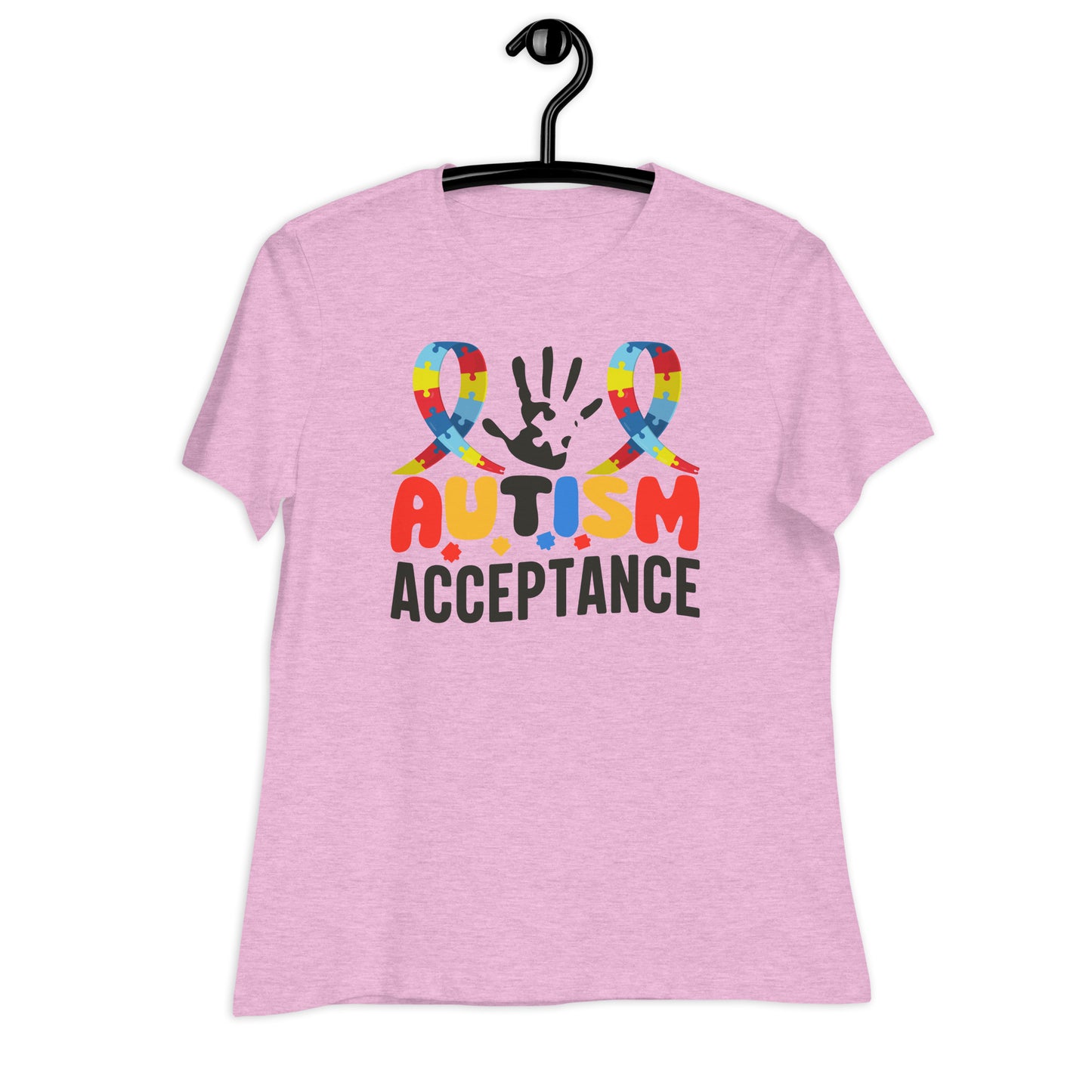 Autism Acceptance Bella Canvas Relaxed Women's T-Shirt