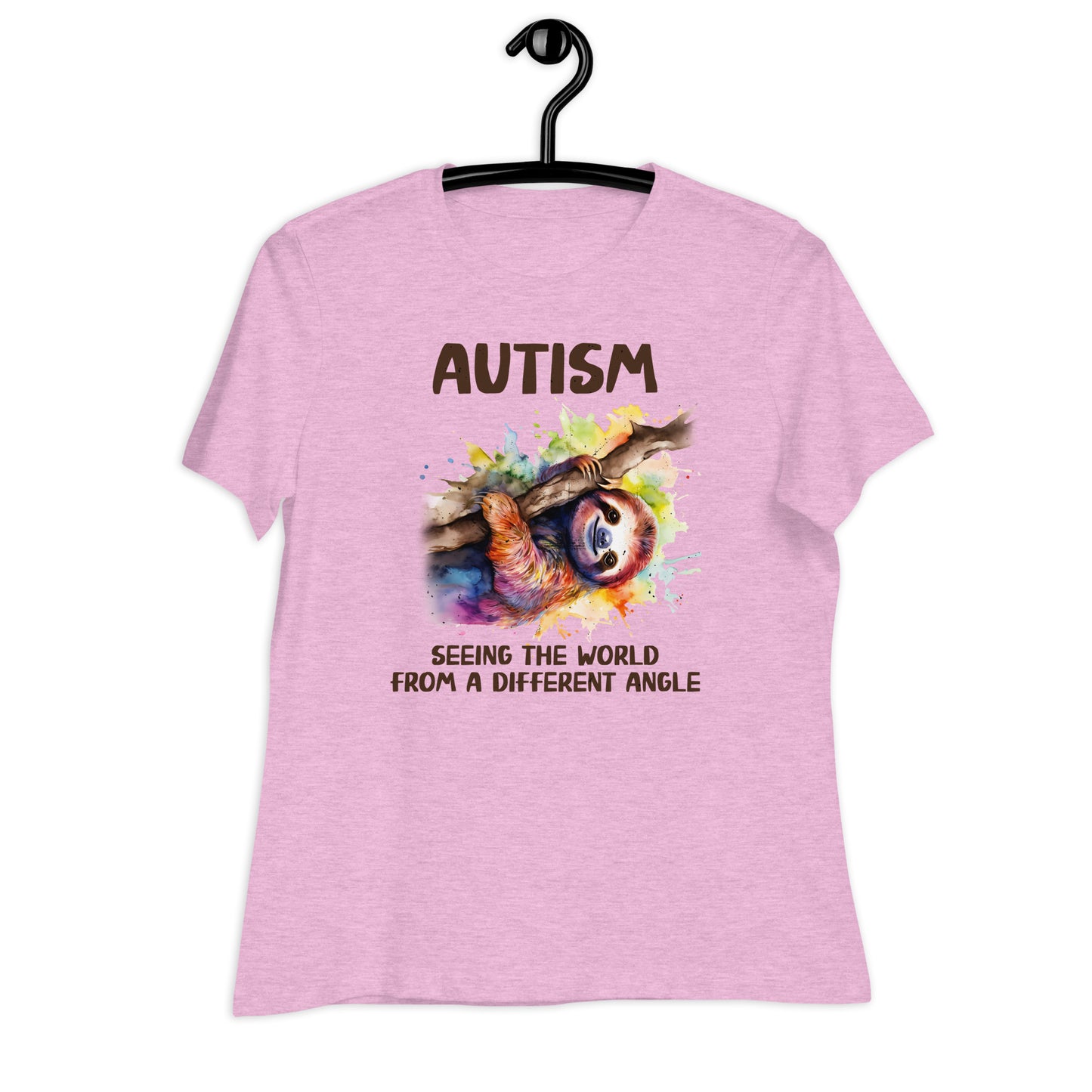 Autism, Seeing the World From a Different Angle Bella Canvas Relaxed Women's T-Shirt