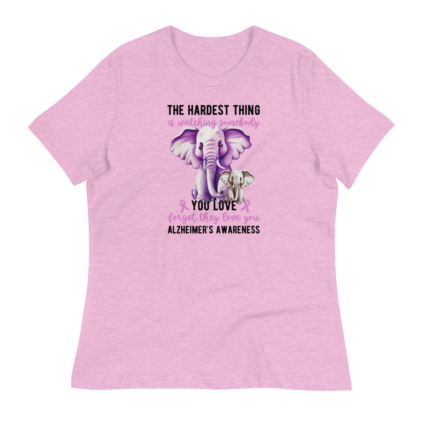 Alzheimer's Awareness Bella Canvas Relaxed Women's T-Shirt