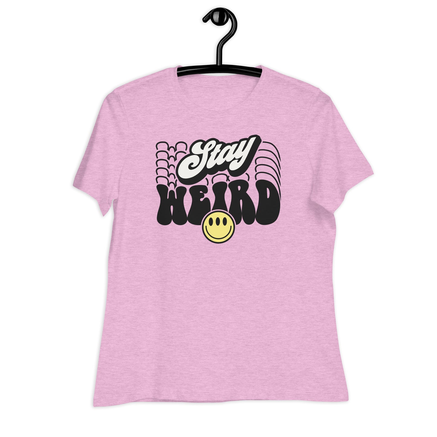 Stay Weird Funny Bella Canvas Relaxed Women's T-Shirt