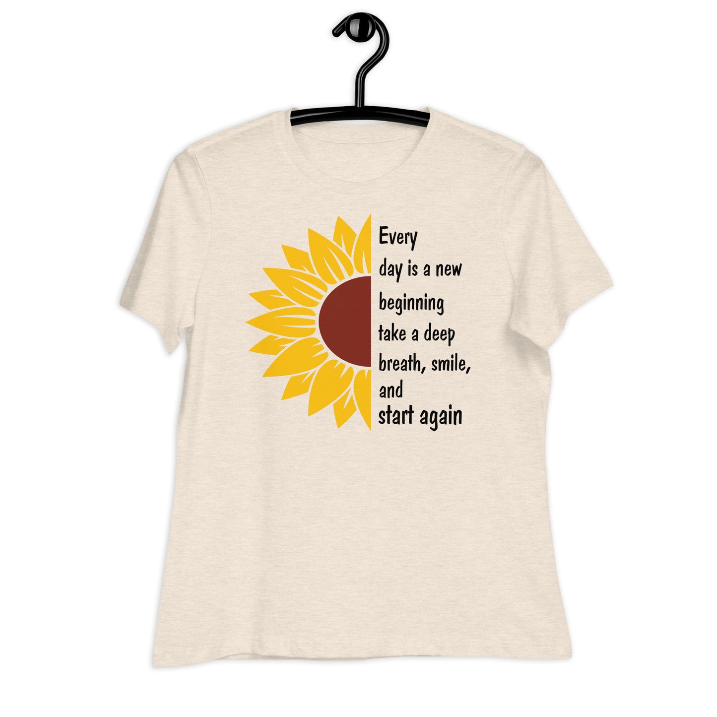 Every Day is a New Beginning Bella Canvas Relaxed Women's T-Shirt
