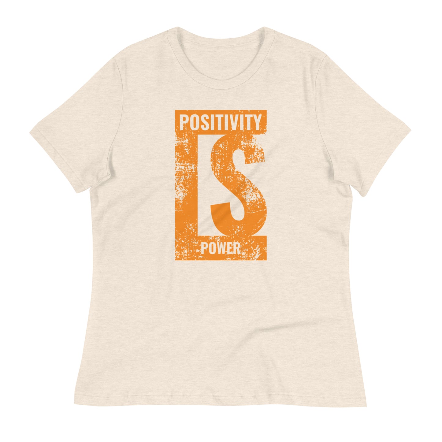 Positivity is Power Bella Canvas Relaxed Women's T-Shirt