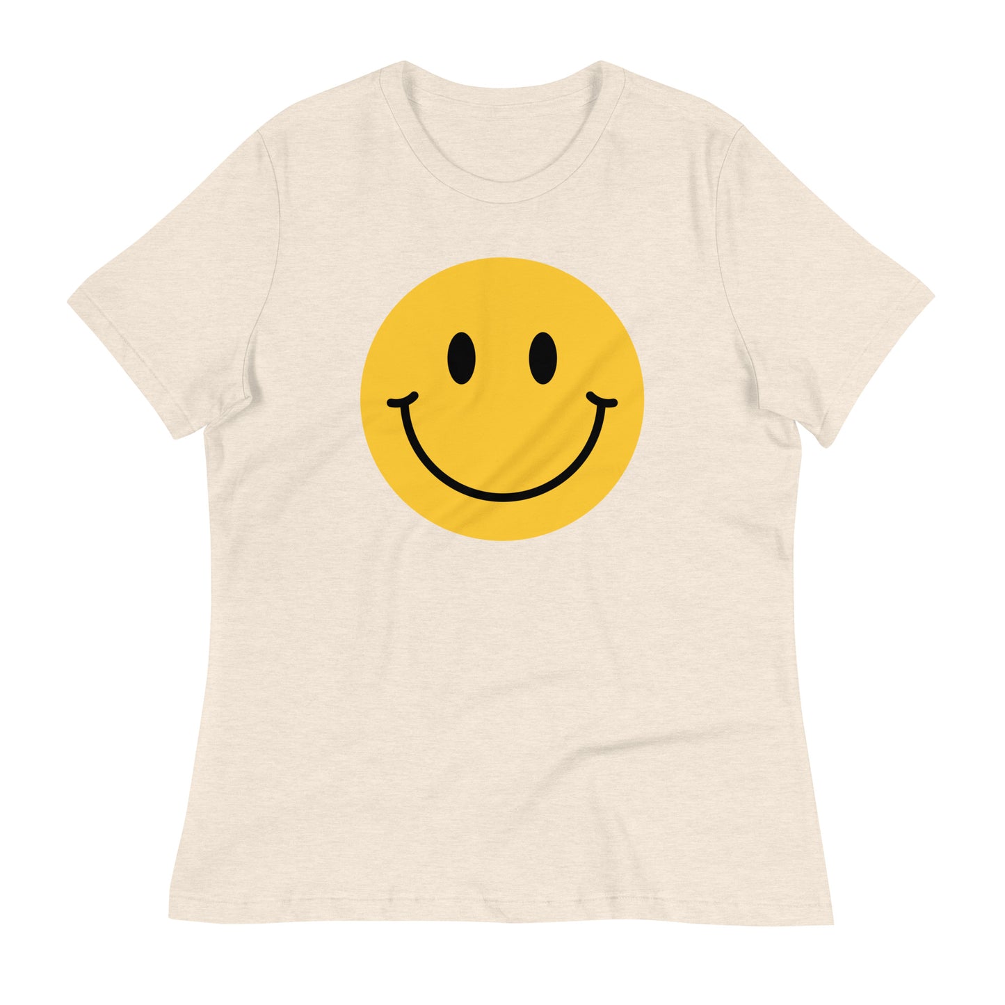 Smiley Face Bella Canvas Relaxed Women's T-Shirt
