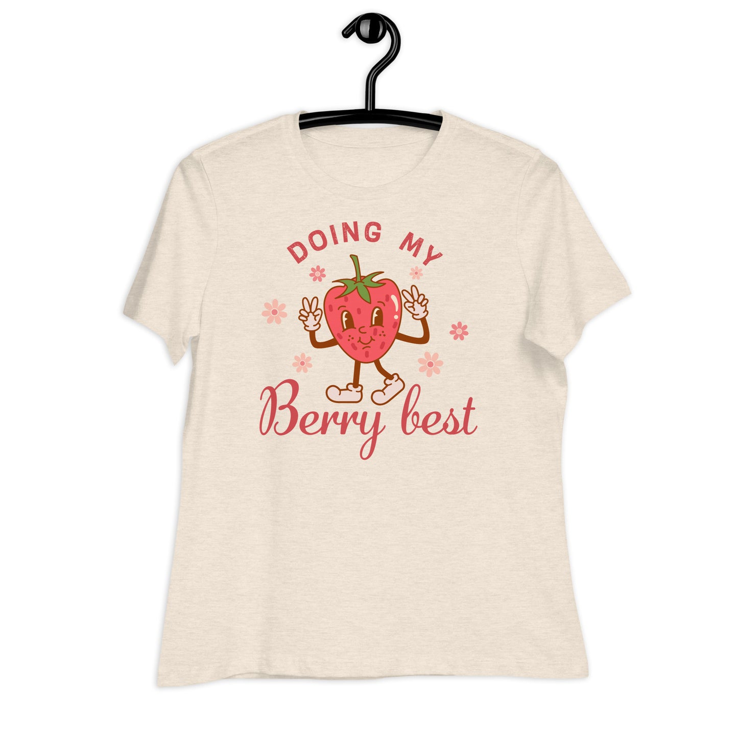 Doing My Berry Best Bella Canvas Relaxed Women's T-Shirt