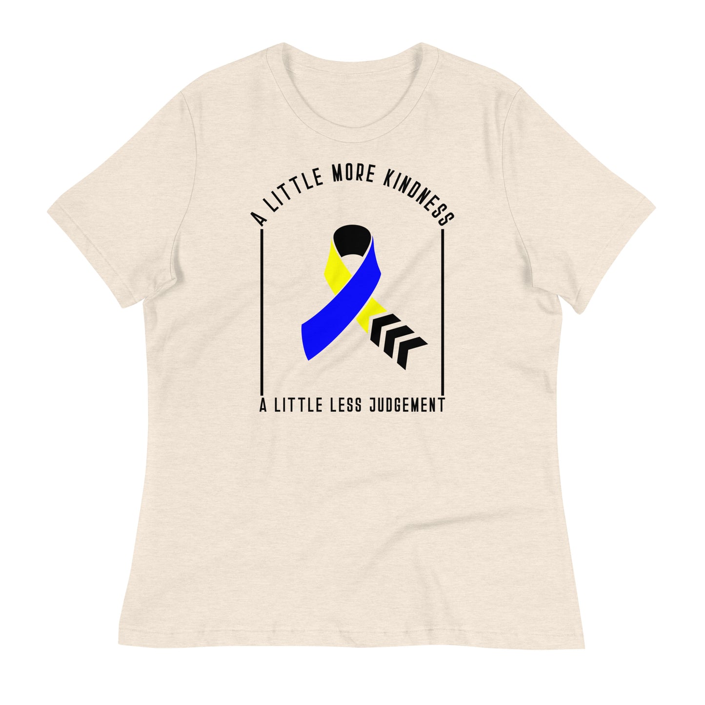 A Little More Kindness A Little Less Judgement Bella Canvas Relaxed Women's T-Shirt