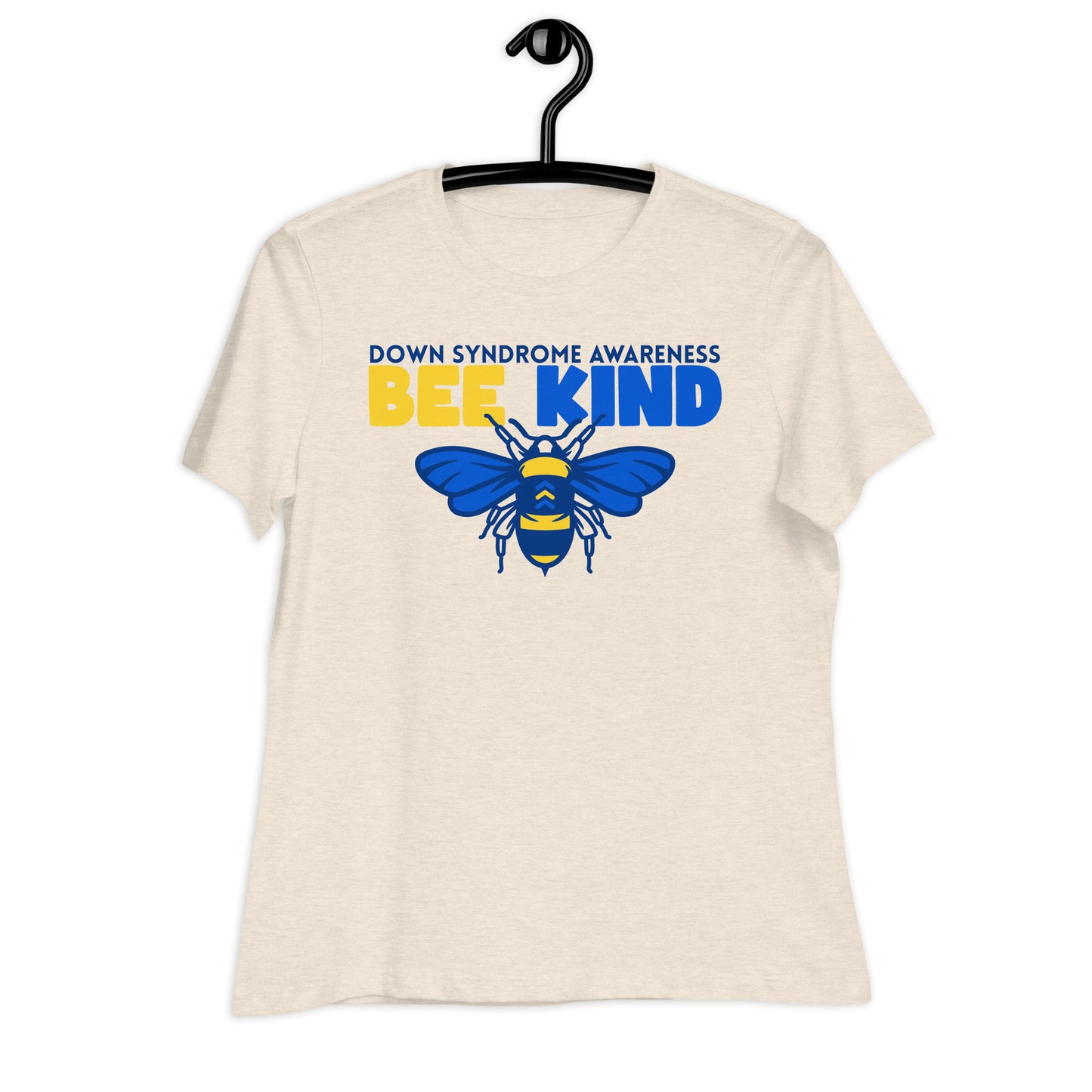 Bee Kind Down Syndrome Awareness Bella Canvas Relaxed Women's T-Shirt