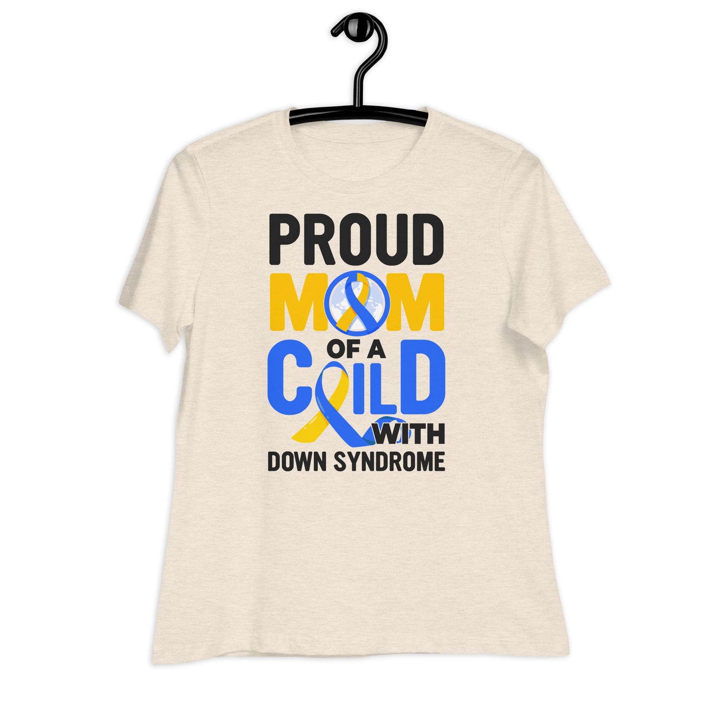 Proud Mom of a Child with Down Syndrome Bella Canvas Relaxed Women's T-Shirt