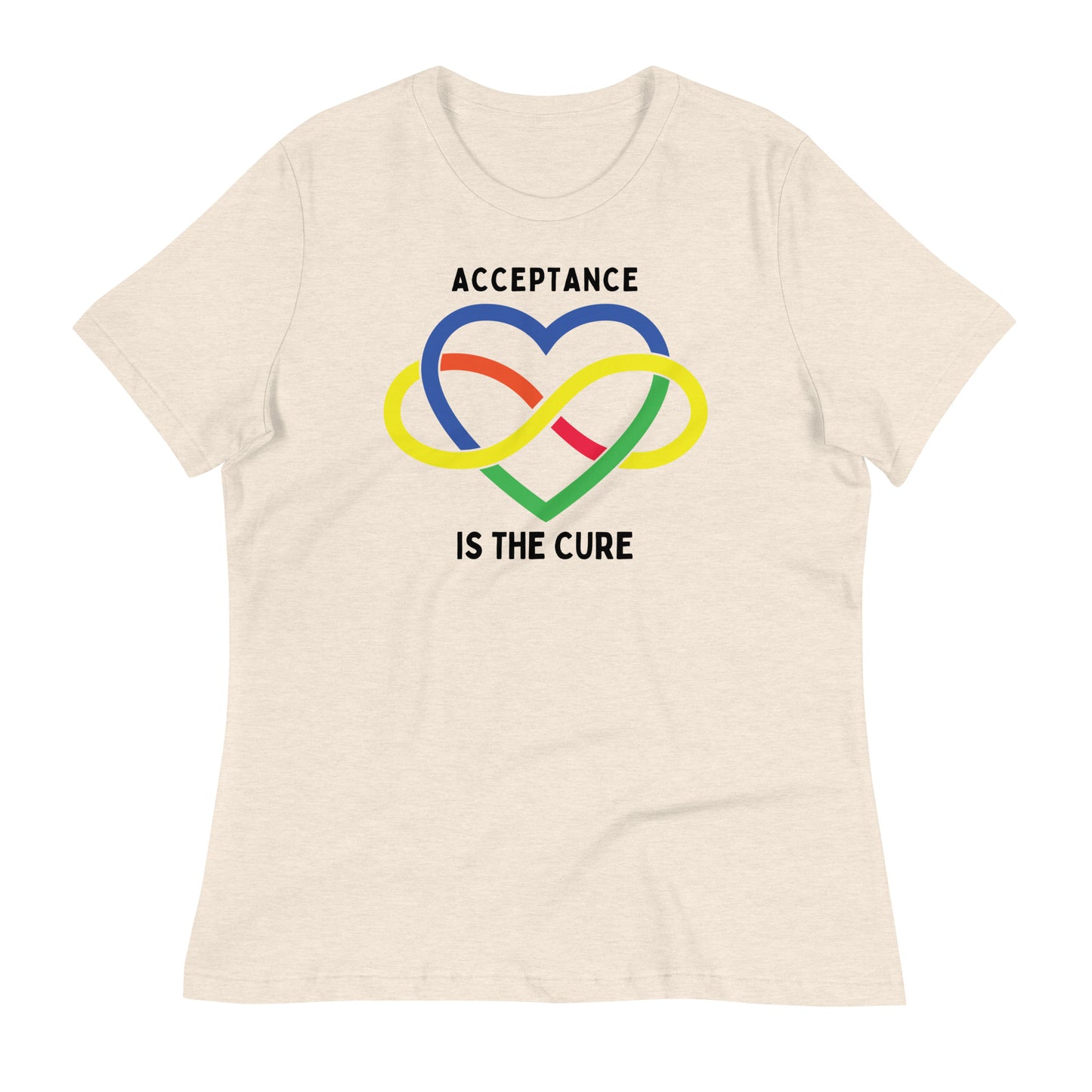 Acceptance is the Cure Bella Canvas Relaxed Women's T-Shirt
