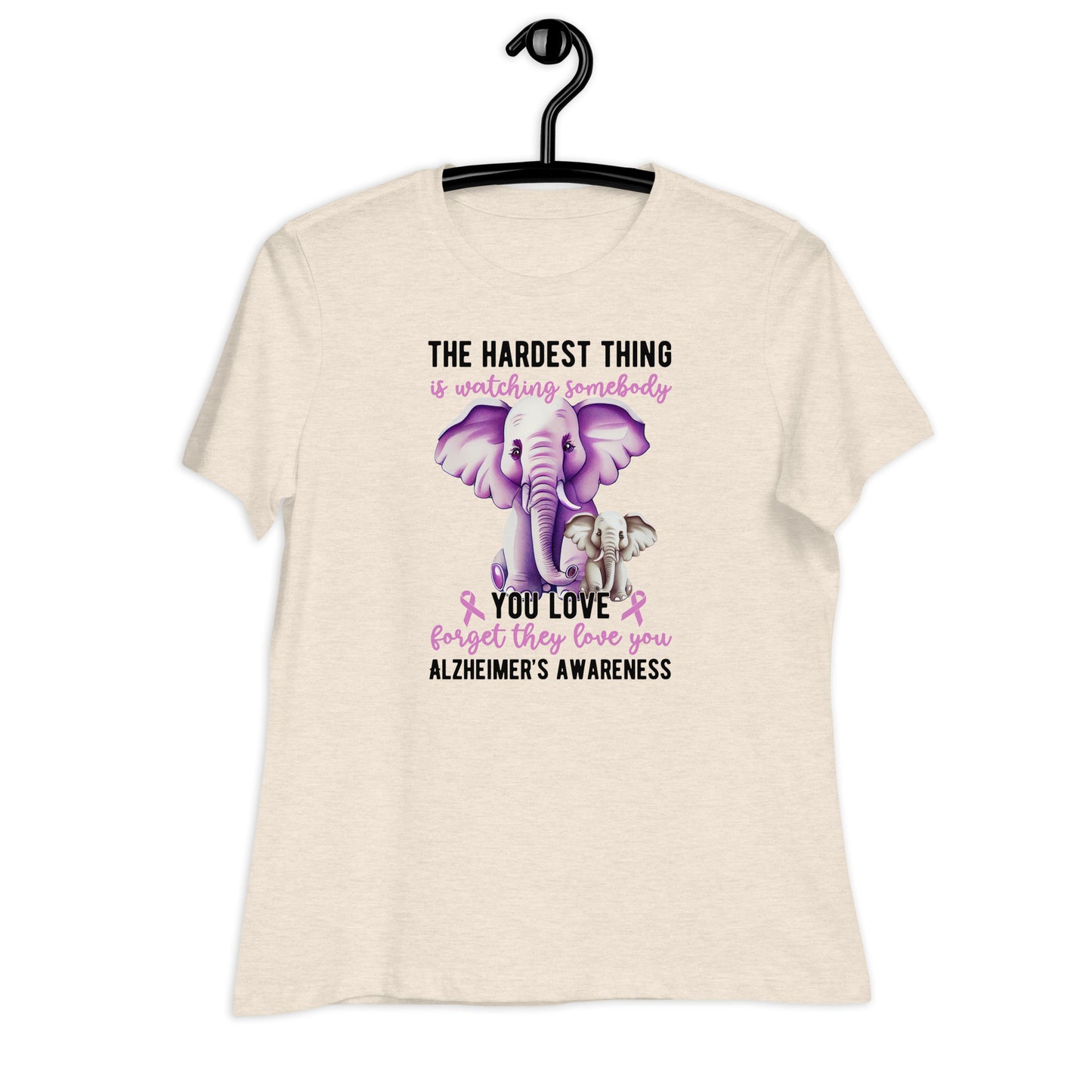 Alzheimer's Awareness Bella Canvas Relaxed Women's T-Shirt