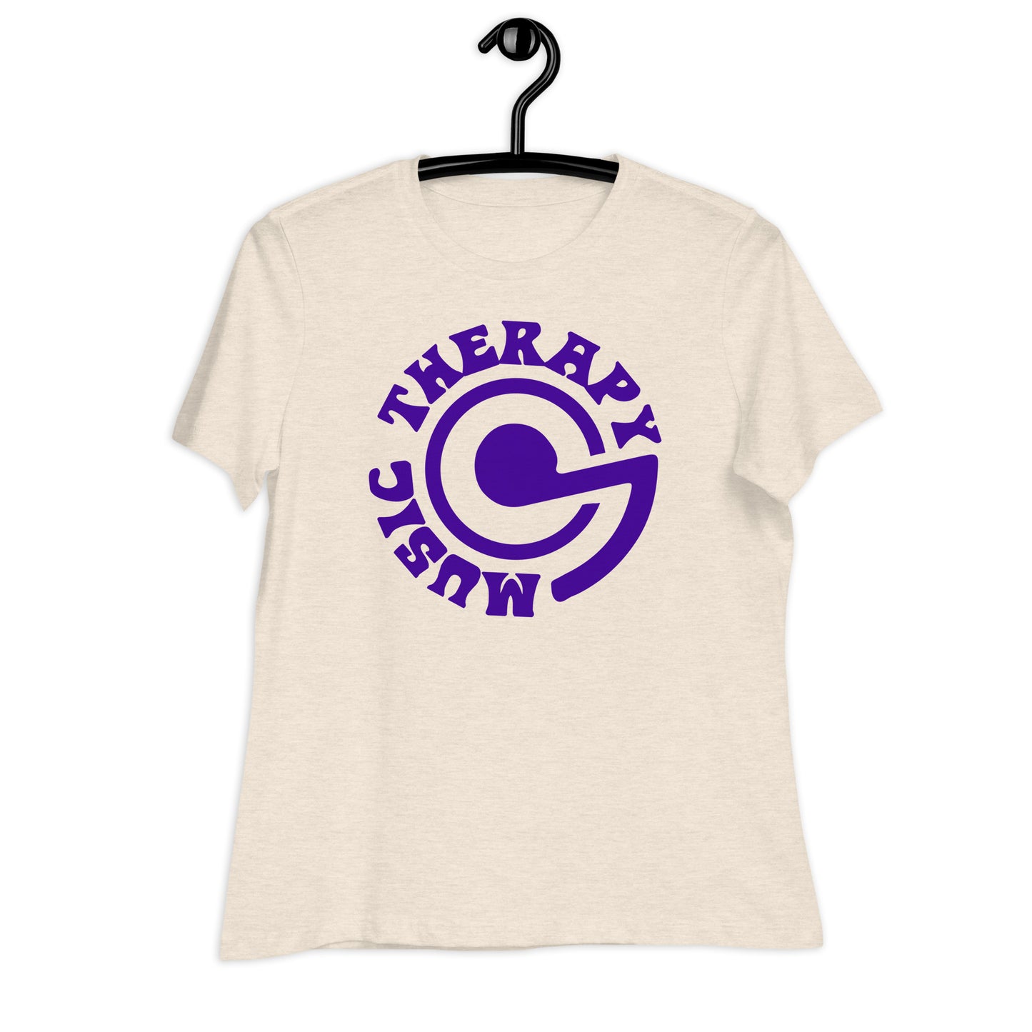 Music Therapy Quality Cotton Bella Canvas Relaxed Women's T-Shirt