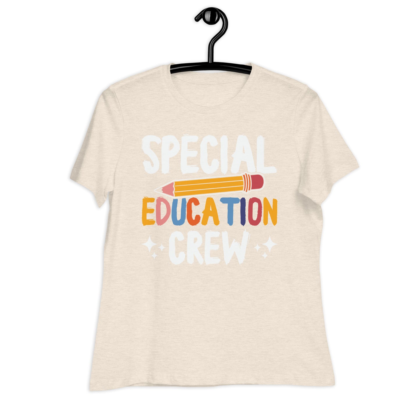 Special Education Crew Teacher Bella Canvas Relaxed Women's T-Shirt