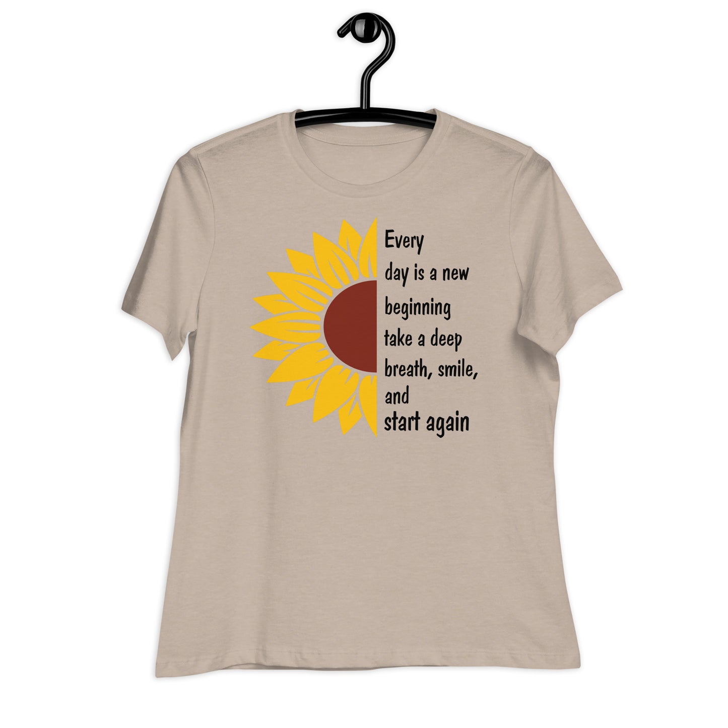 Every Day is a New Beginning Bella Canvas Relaxed Women's T-Shirt