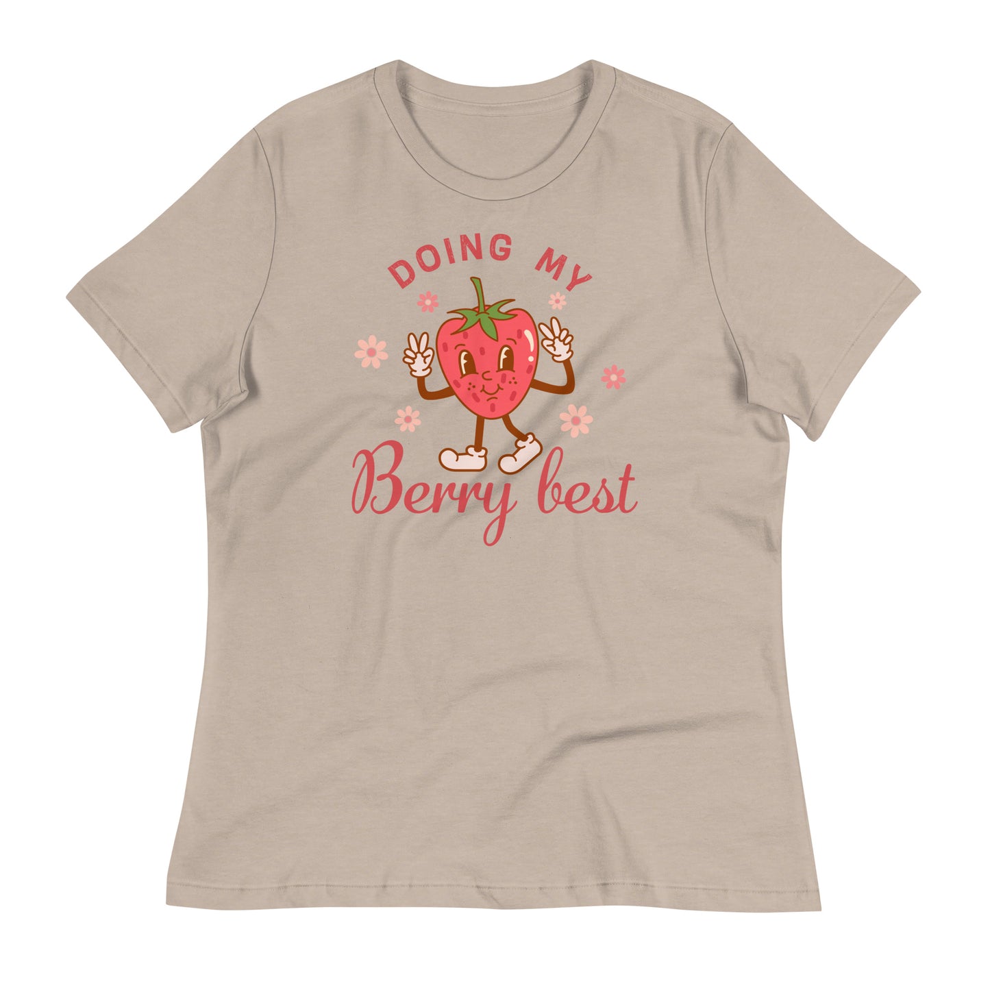 Doing My Berry Best Bella Canvas Relaxed Women's T-Shirt