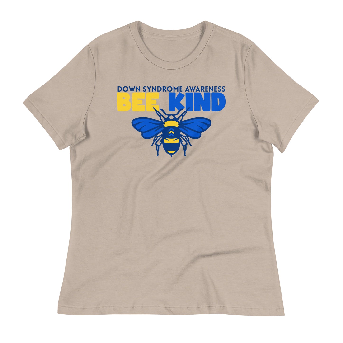 Bee Kind Down Syndrome Awareness Bella Canvas Relaxed Women's T-Shirt