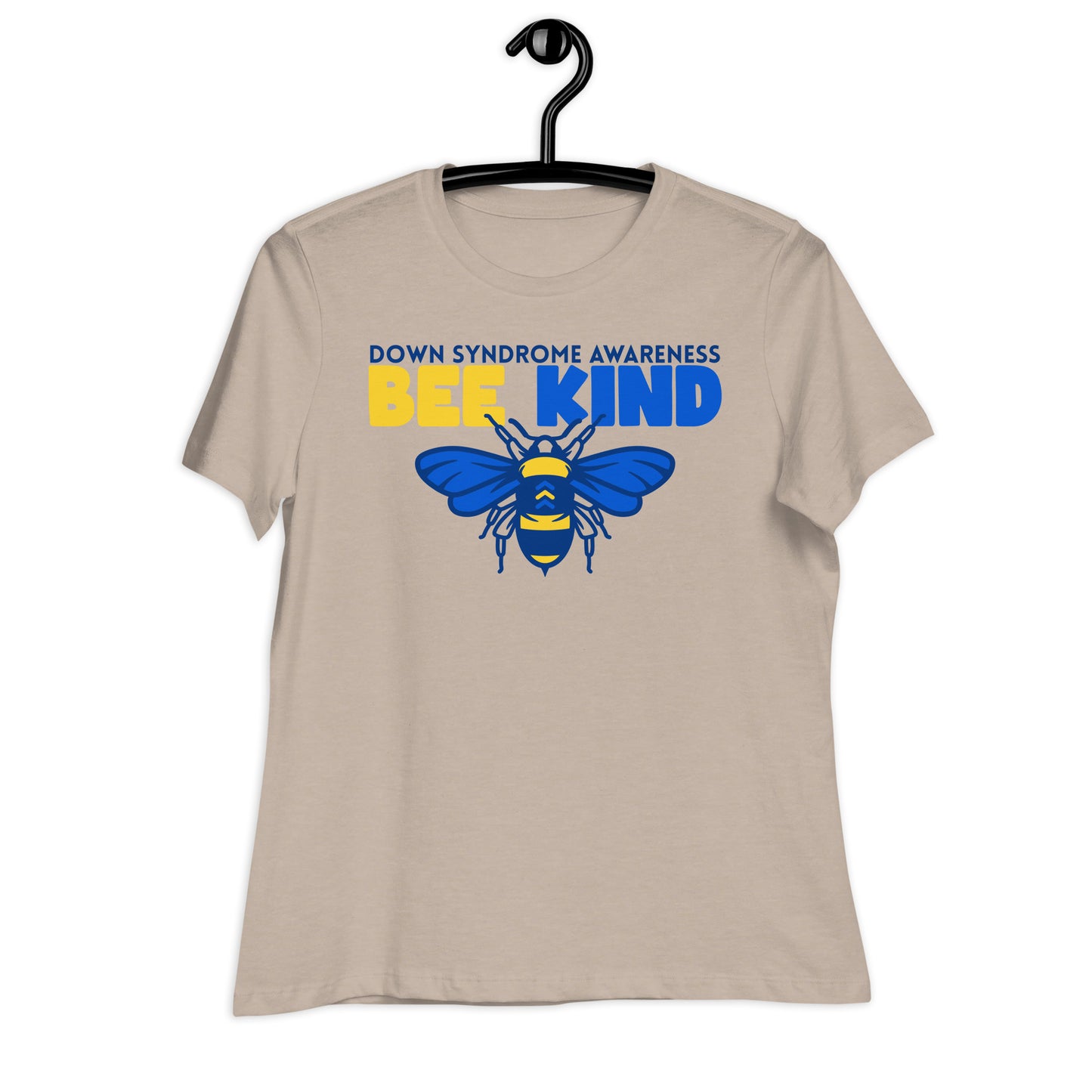 Bee Kind Down Syndrome Awareness Bella Canvas Relaxed Women's T-Shirt