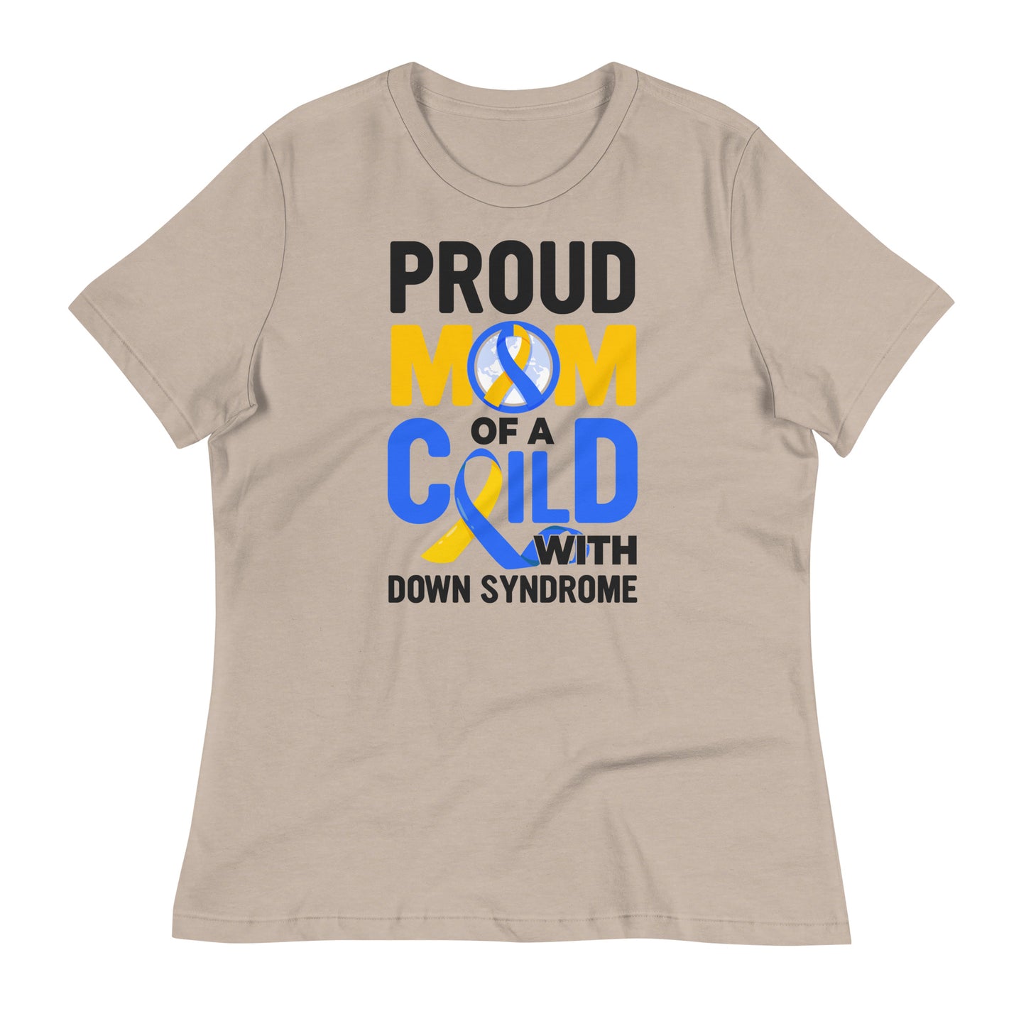 Proud Mom of a Child with Down Syndrome Bella Canvas Relaxed Women's T-Shirt