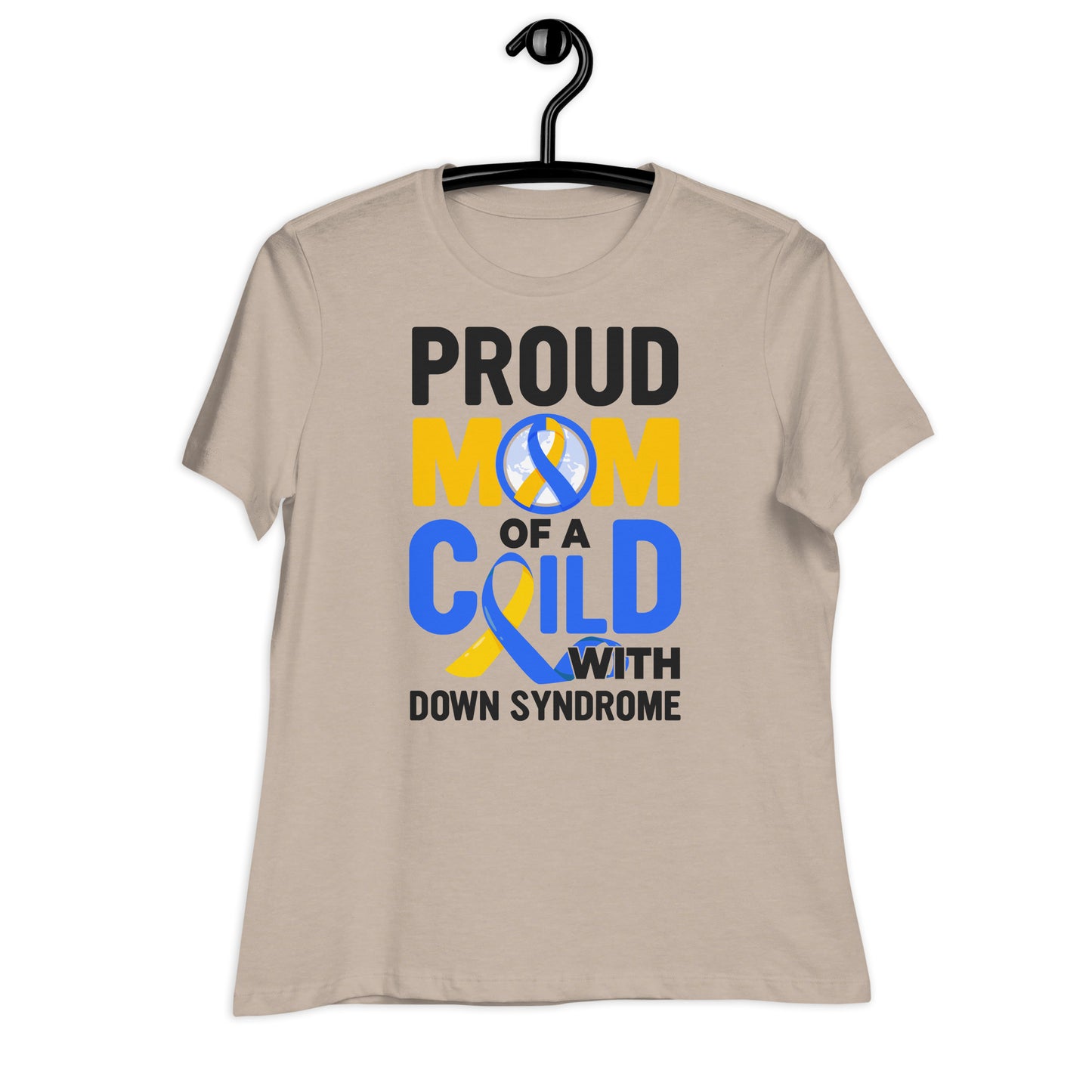 Proud Mom of a Child with Down Syndrome Bella Canvas Relaxed Women's T-Shirt