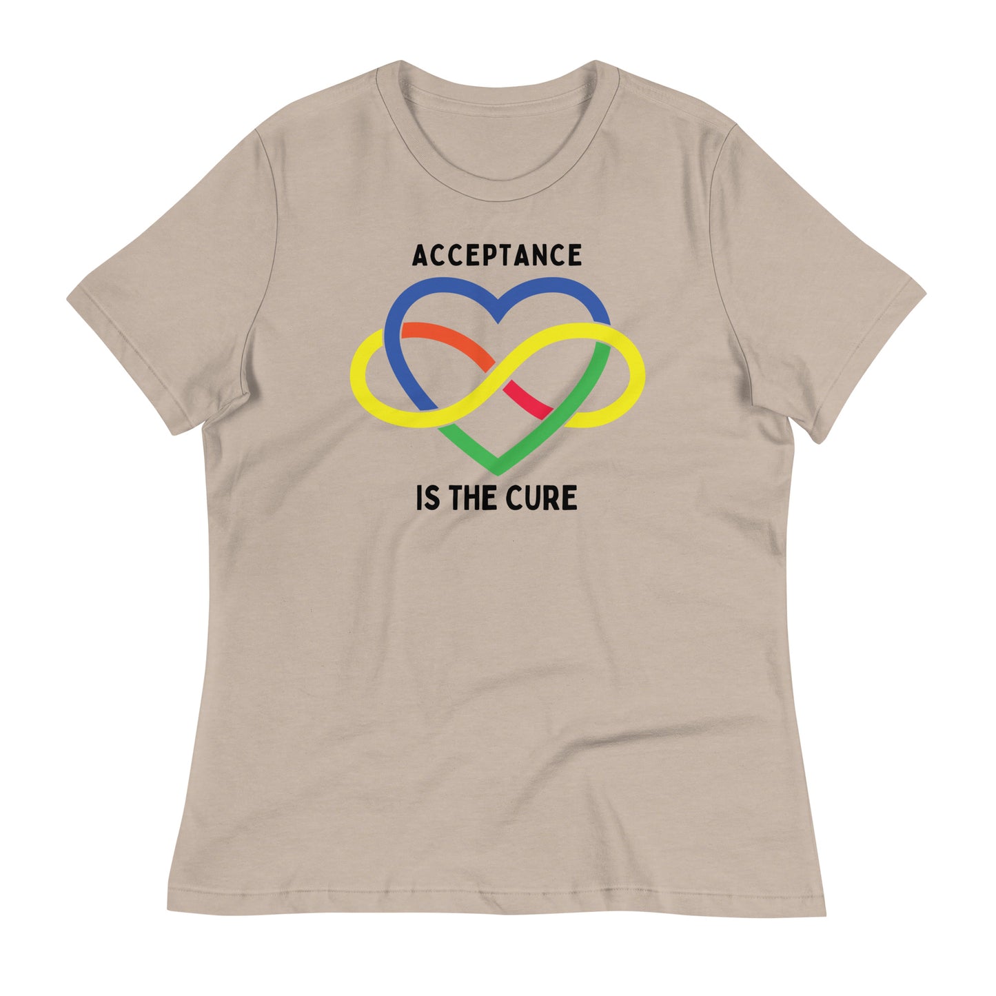Acceptance is the Cure Bella Canvas Relaxed Women's T-Shirt