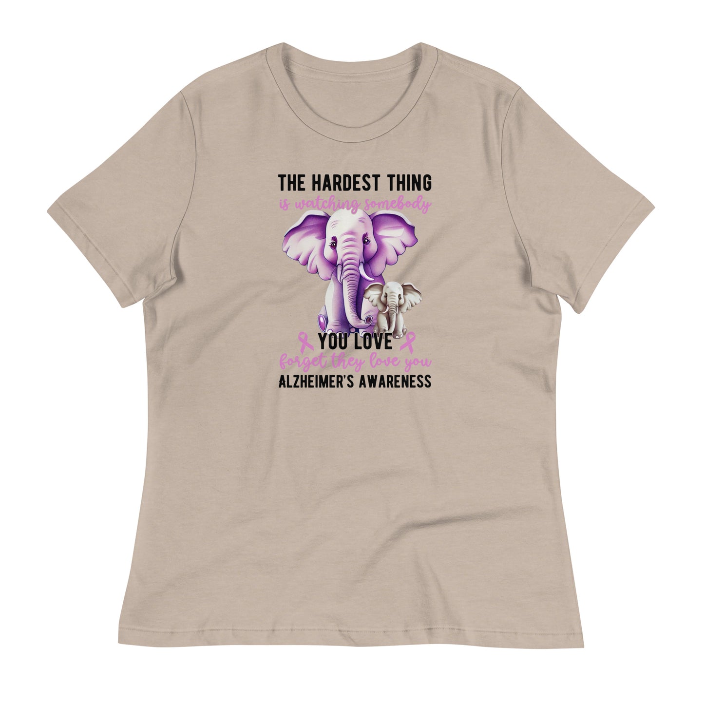 Alzheimer's Awareness Bella Canvas Relaxed Women's T-Shirt