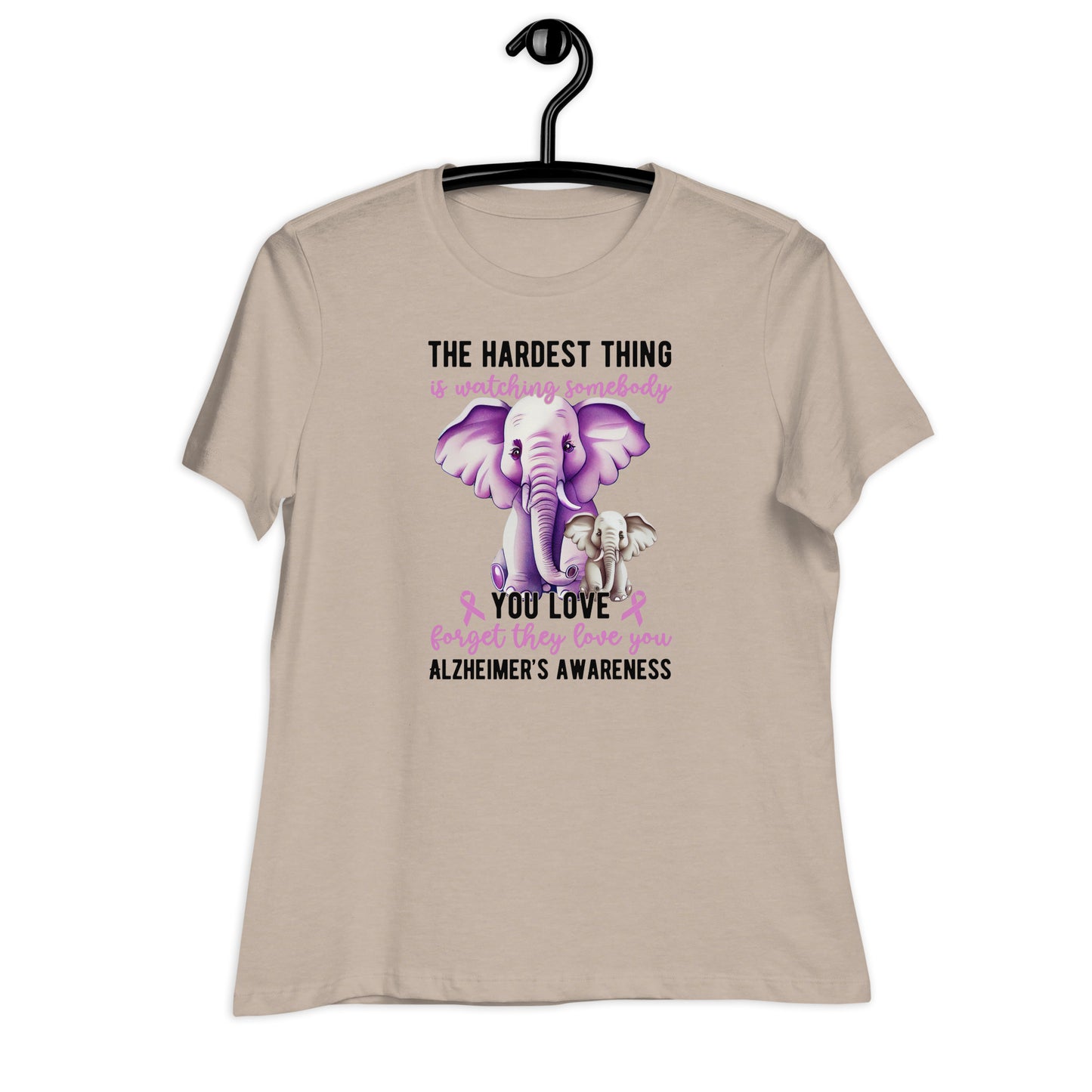 Alzheimer's Awareness Bella Canvas Relaxed Women's T-Shirt