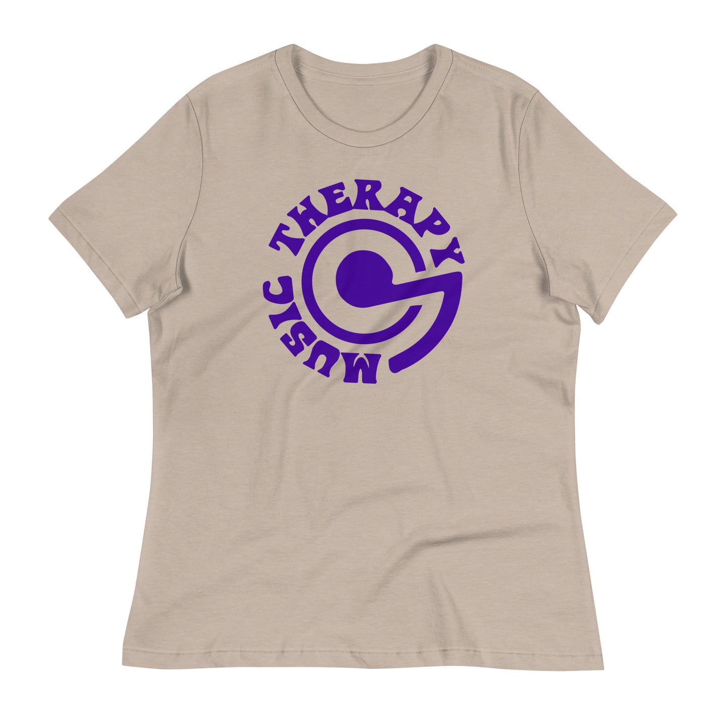 Music Therapy Quality Cotton Bella Canvas Relaxed Women's T-Shirt