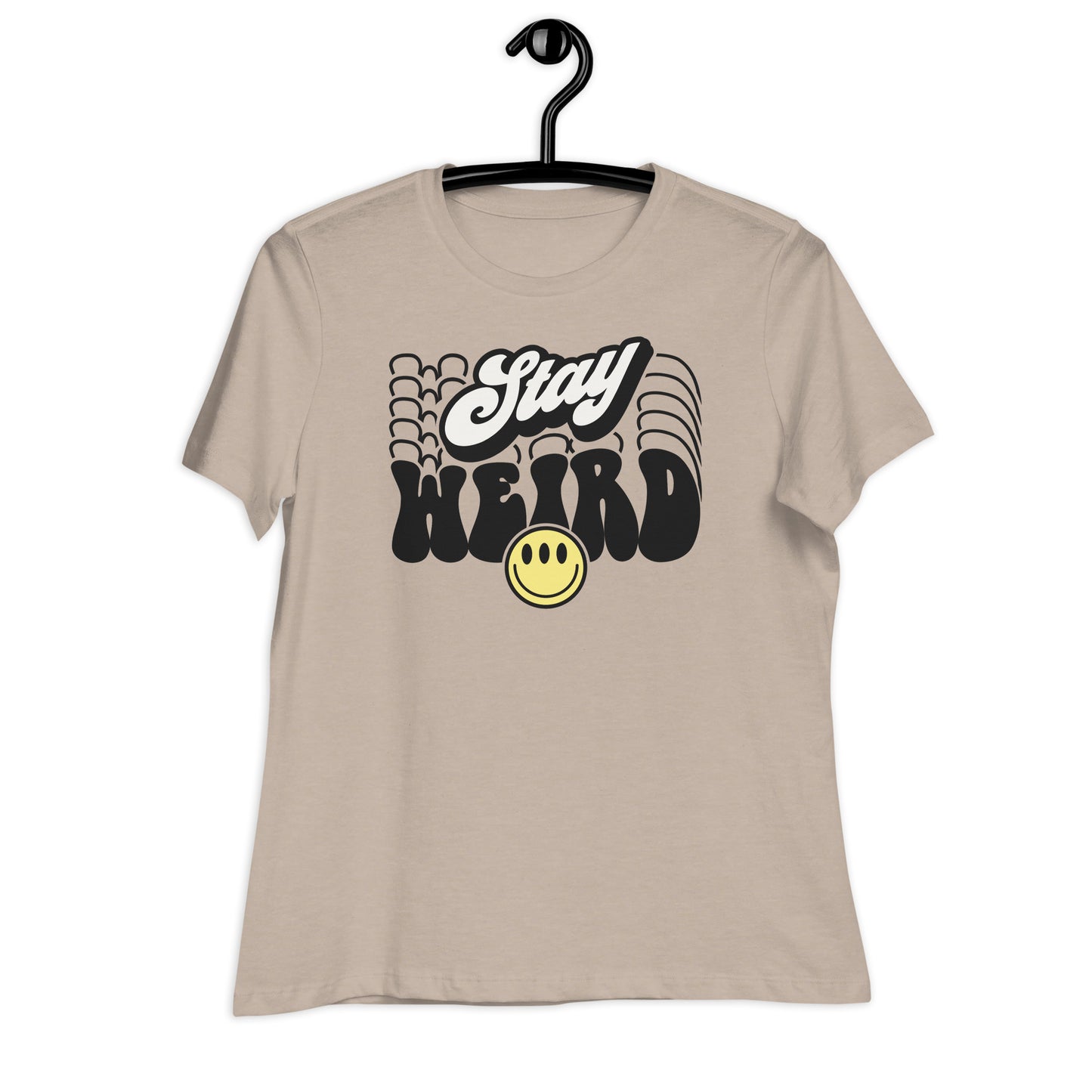 Stay Weird Funny Bella Canvas Relaxed Women's T-Shirt