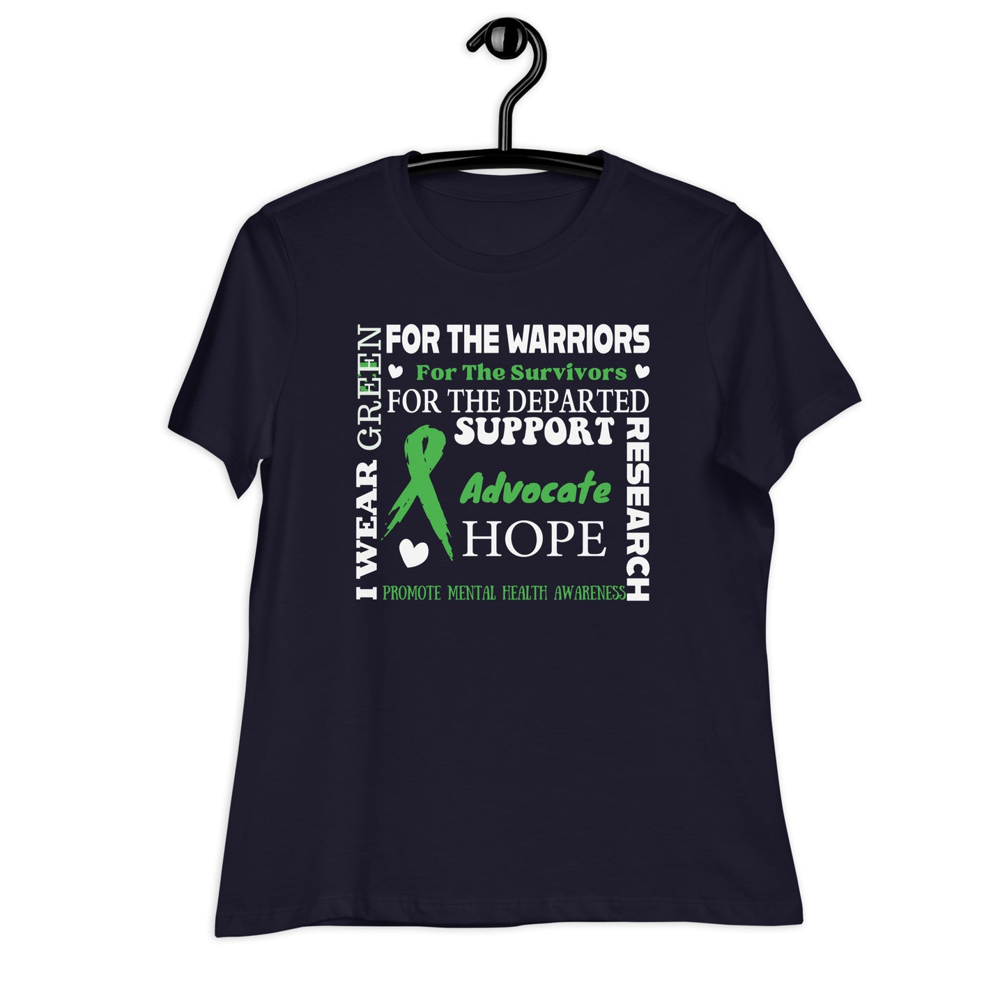 Promote Mental Health Awareness Bella Canvas Relaxed Women's T-Shirt