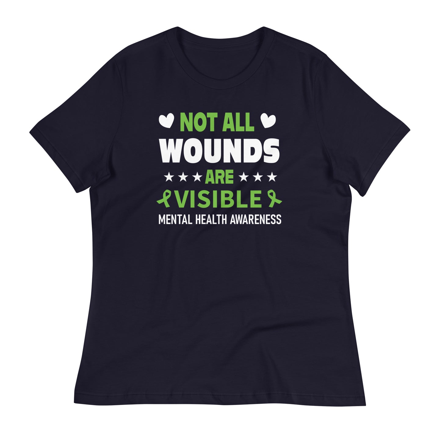 Not All Wounds are Visible Bella Canvas Relaxed Women's T-Shirt