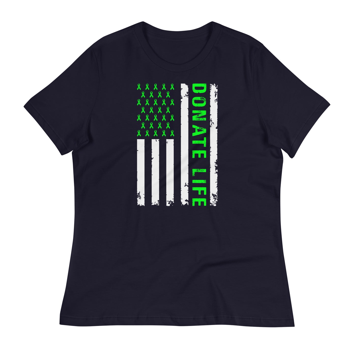 Donate Life Organ Donor Awareness Bella Canvas Relaxed Women's T-Shirt