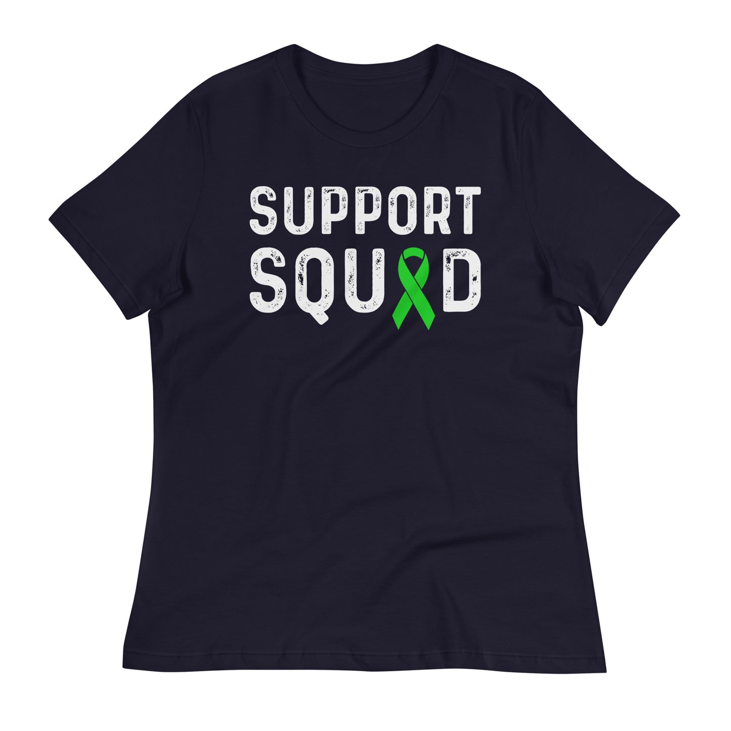 Support Squad Kidney Disease Awareness Bella Canvas Relaxed Women's T-Shirt
