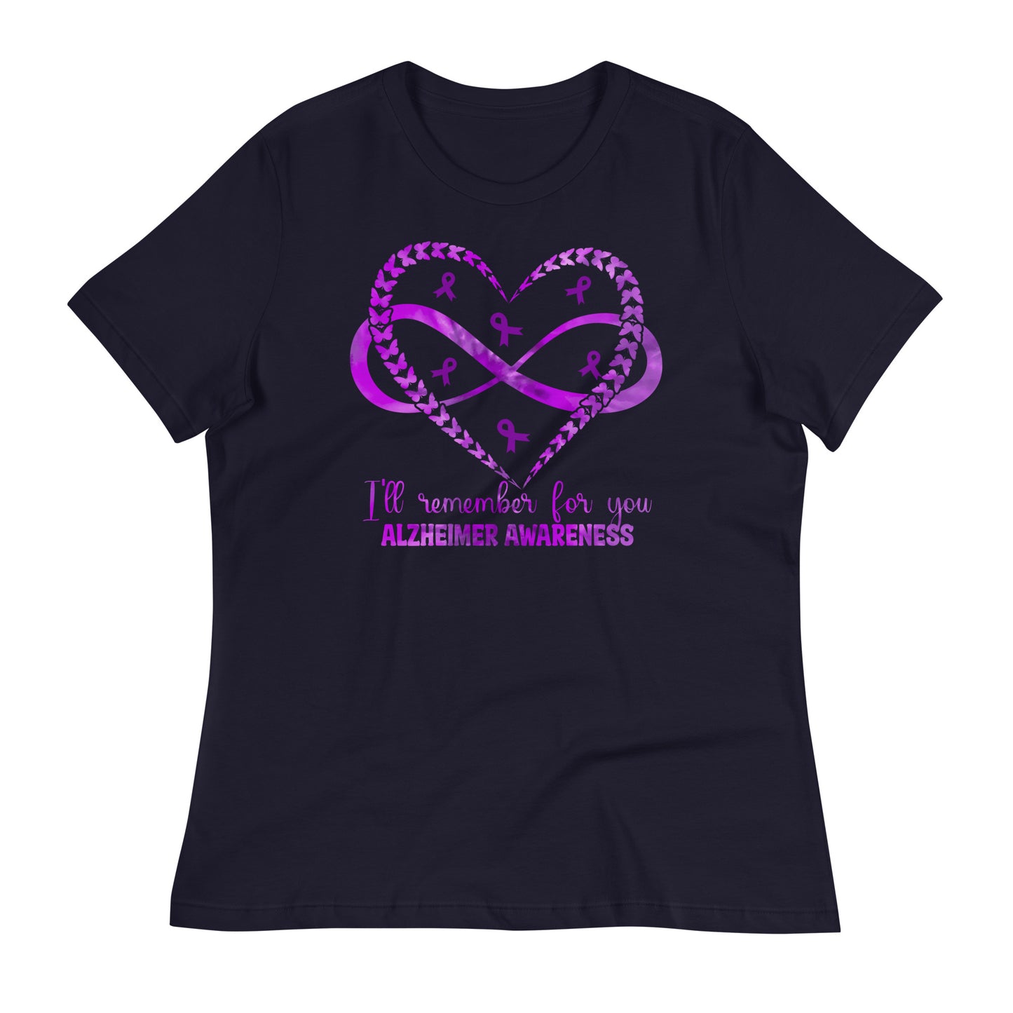 I'll Remember For You Alzheimer's Awareness Bella Canvas Relaxed Women's T-Shirt