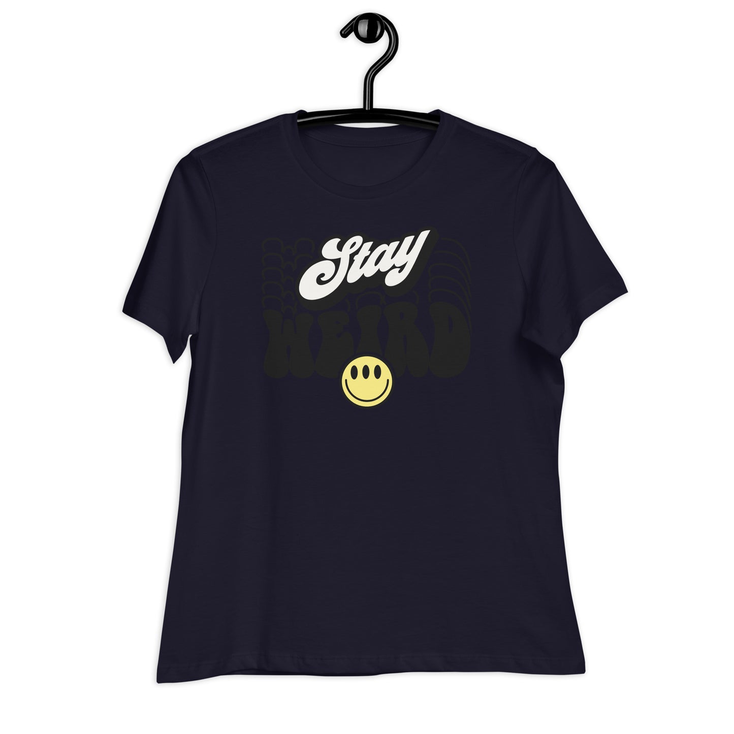 Stay Weird Funny Bella Canvas Relaxed Women's T-Shirt