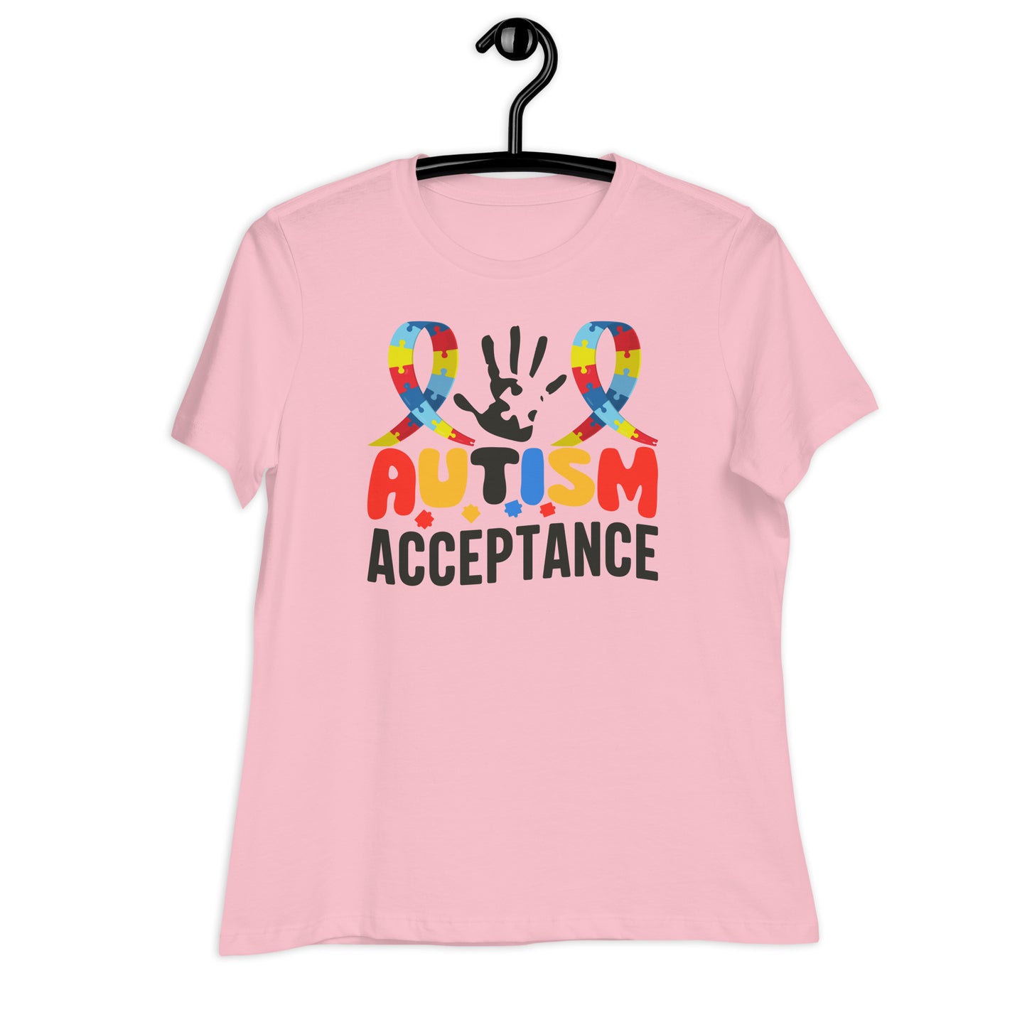 Autism Acceptance Bella Canvas Relaxed Women's T-Shirt