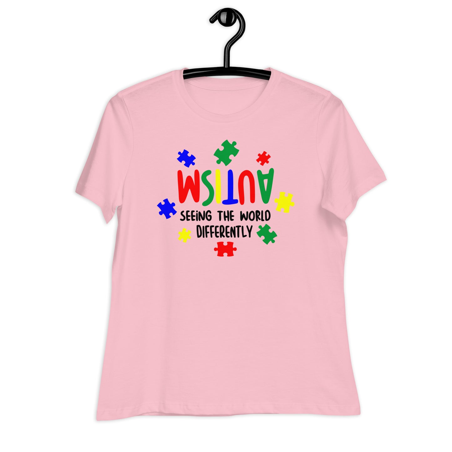 Autism, Seeing the World Differently Bella Canvas Relaxed Women's T-Shirt